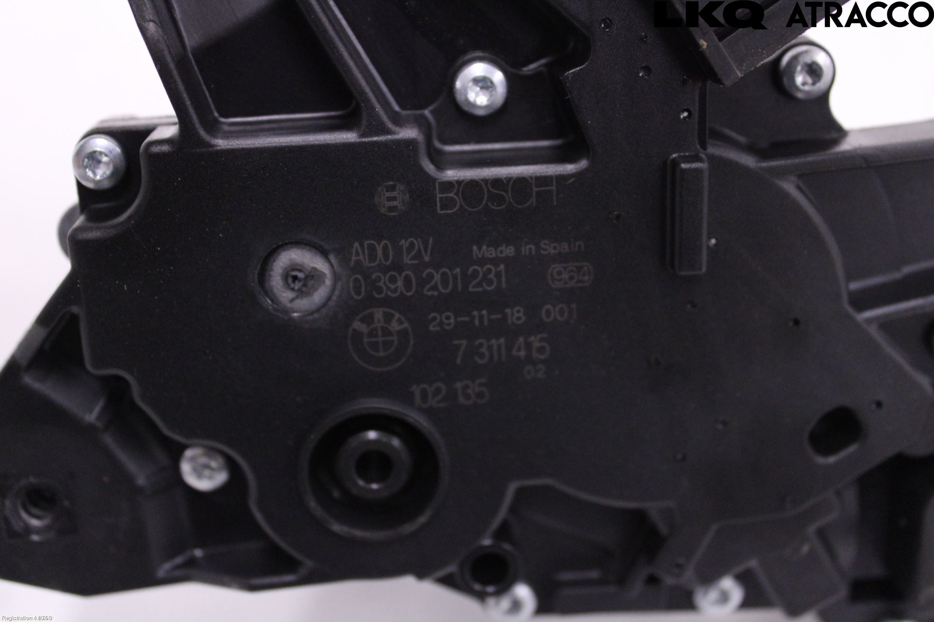 BMW 3 F30/F31/F80 12-19 Viskermotor Bakluke