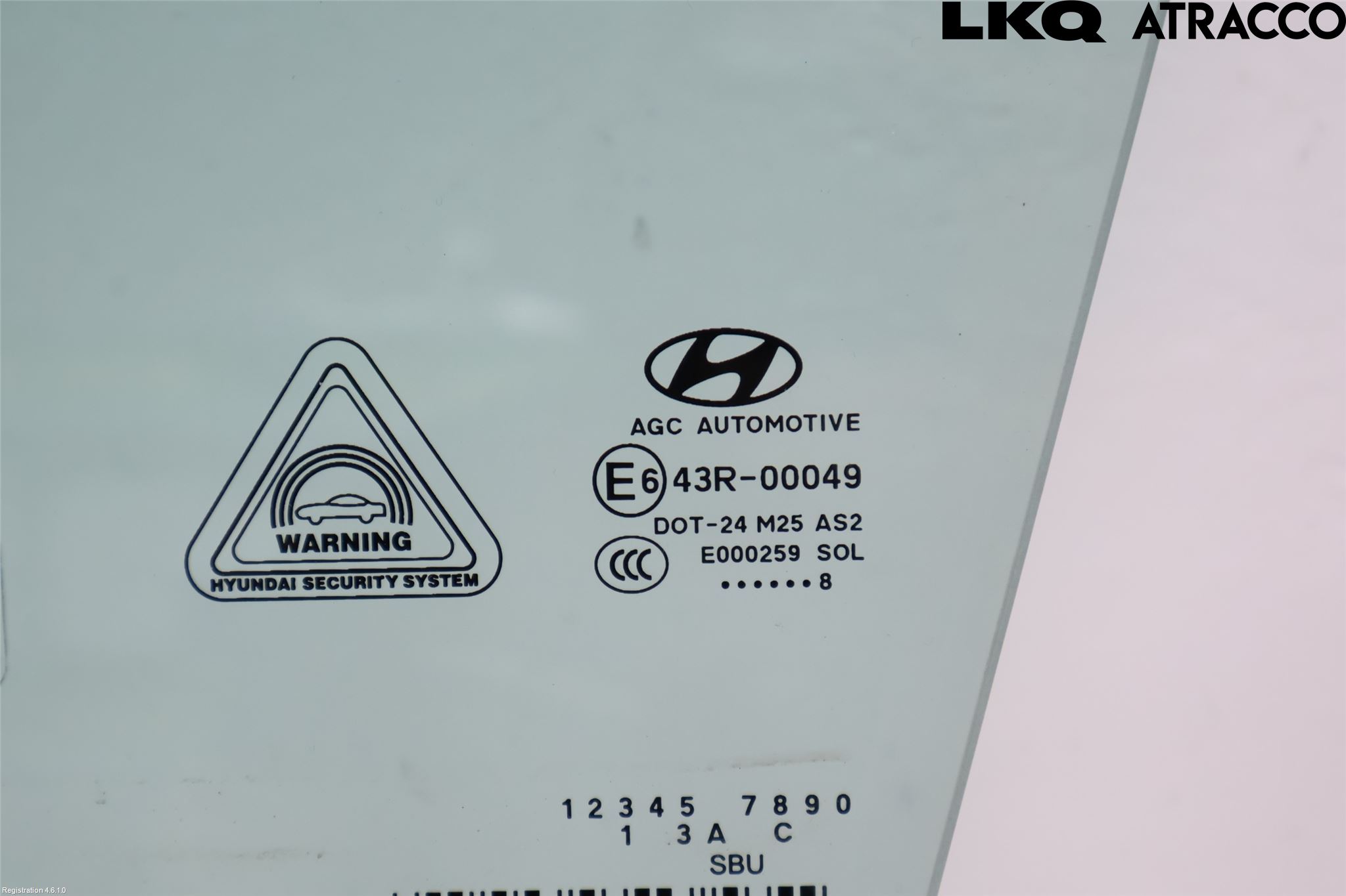 Hyundai TUCSON 05- Dørrute Foran Høyre 4 Dørs