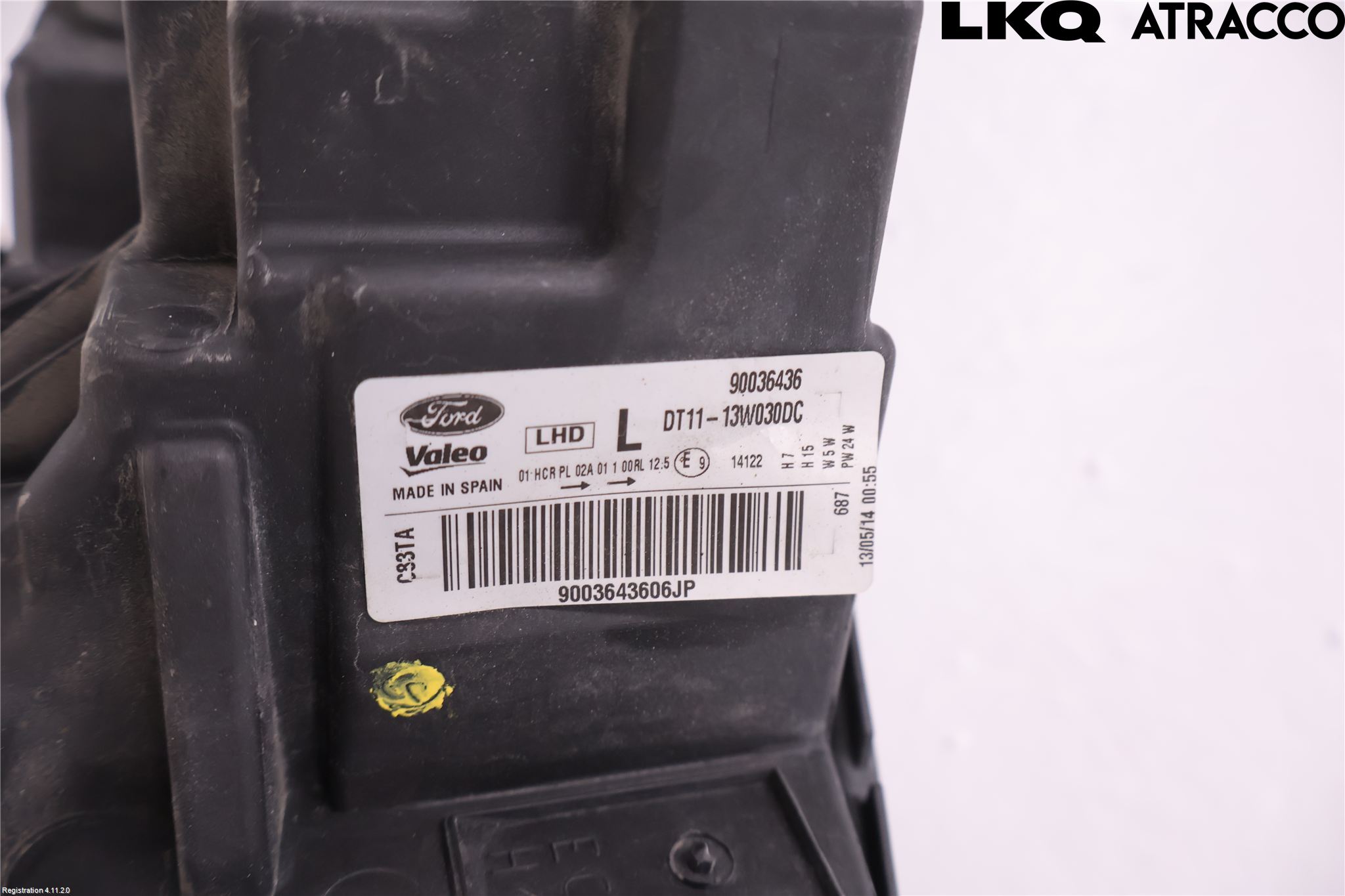 Ford TRANSIT/TOURNEO CONNECT 13-22 Frontlykt Venstre