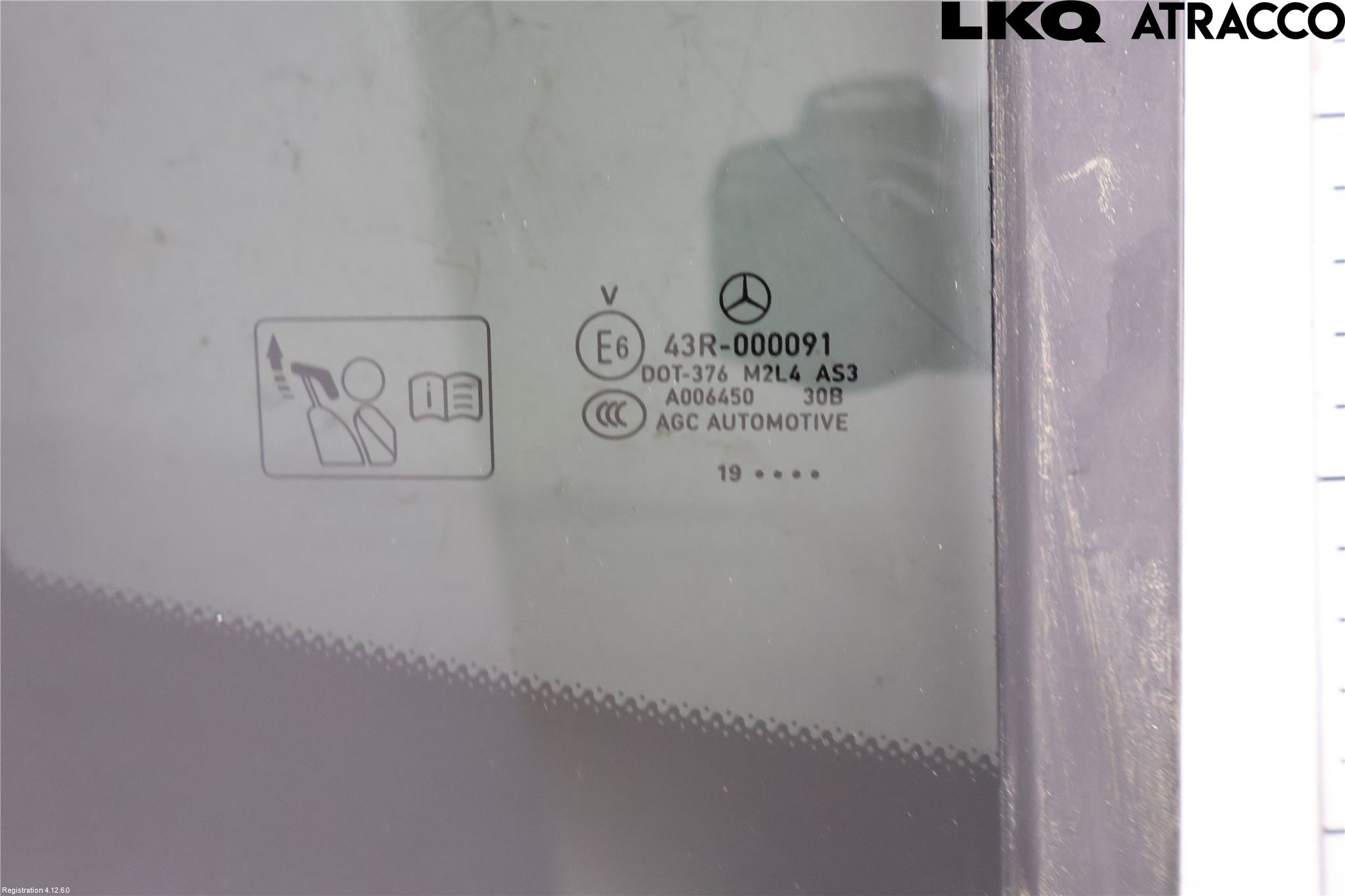 Mercedes-Benz MB EQB (X243) 22- Dørrute Bak Høyre Trekant 4D