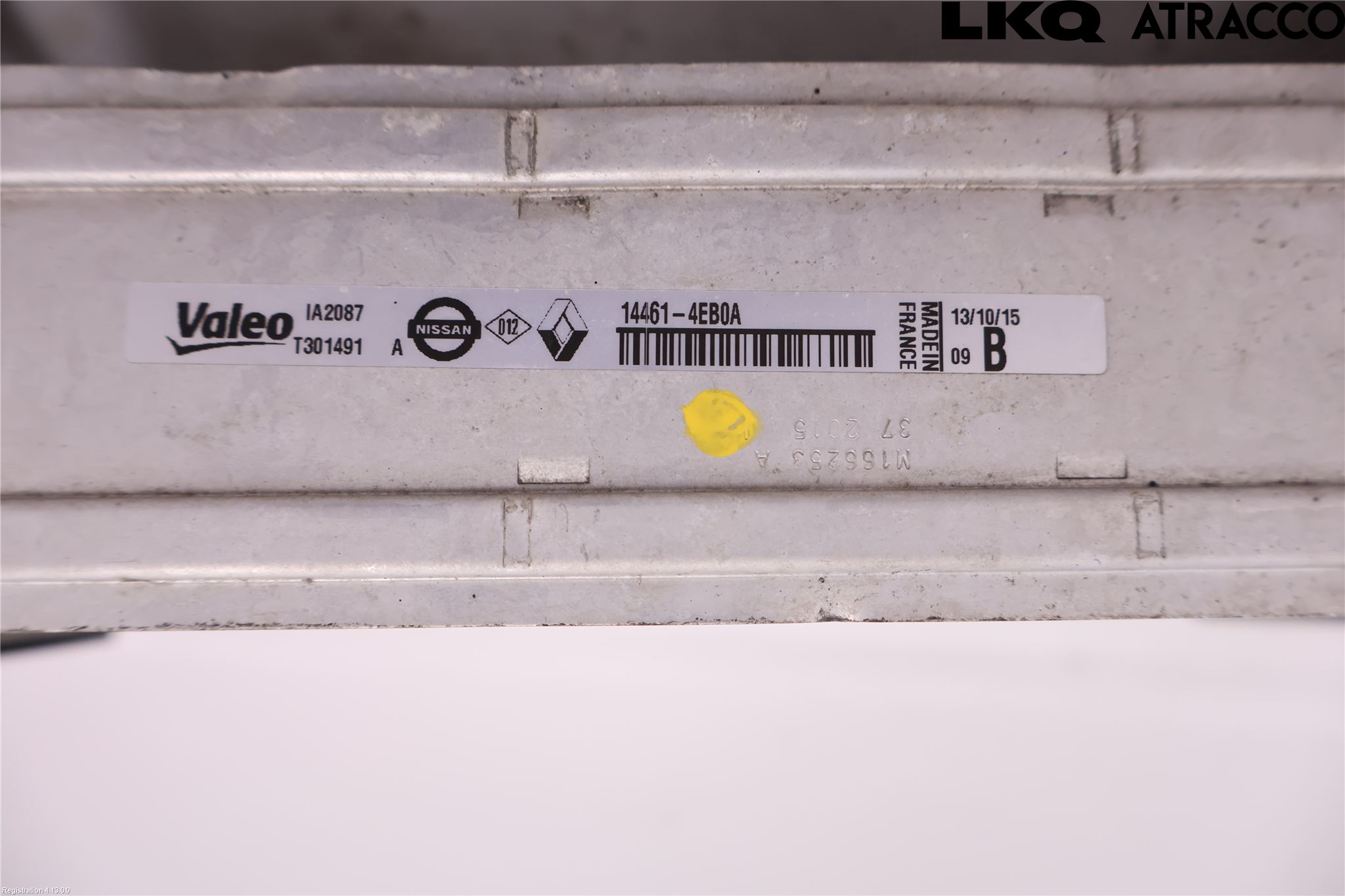 Nissan QASHQAI 14-17 Intercooler Radiator