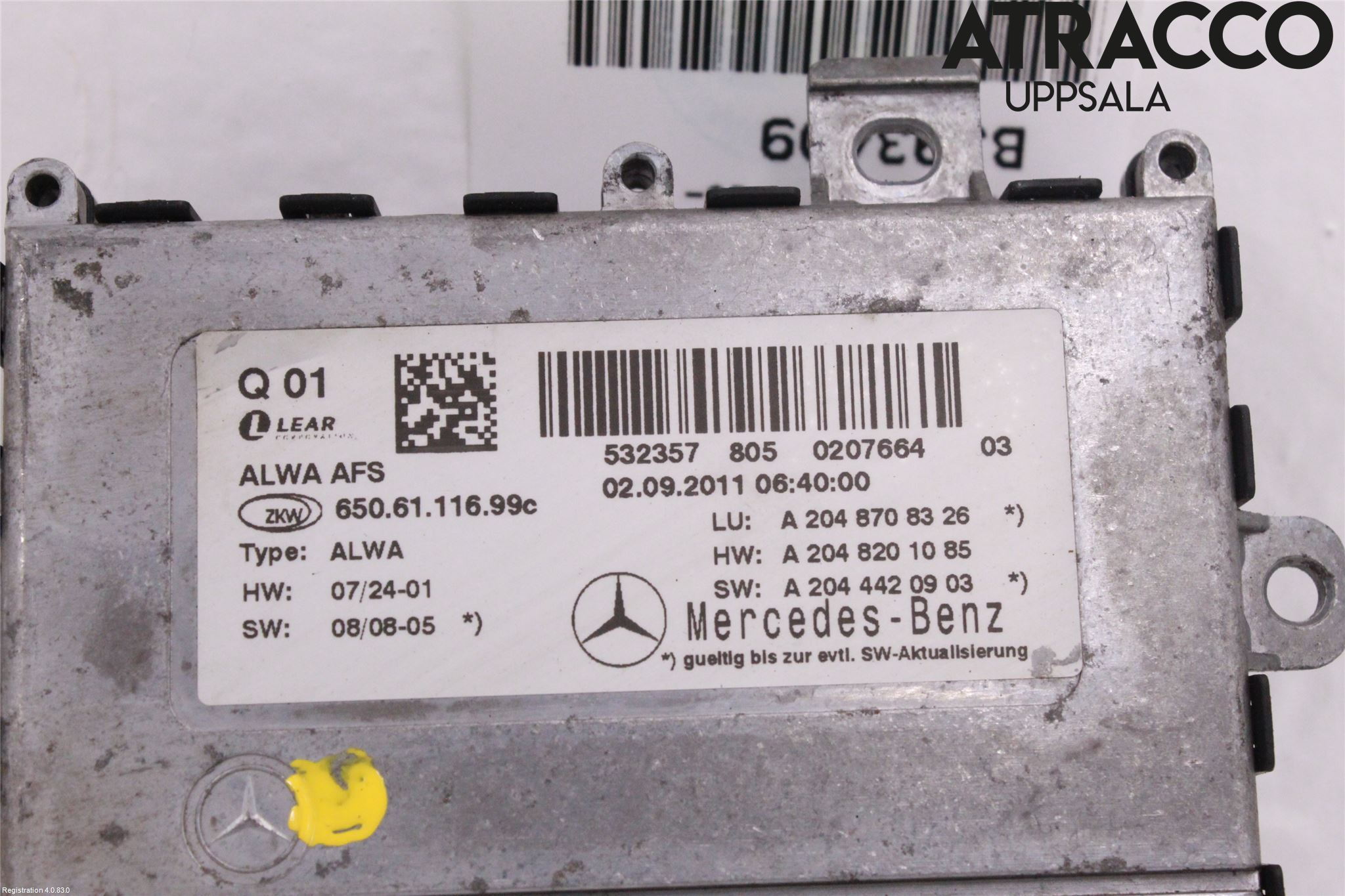 Mercedes-Benz MB GLK-KLASS (X204) 08-16 Styreenhet Xenon