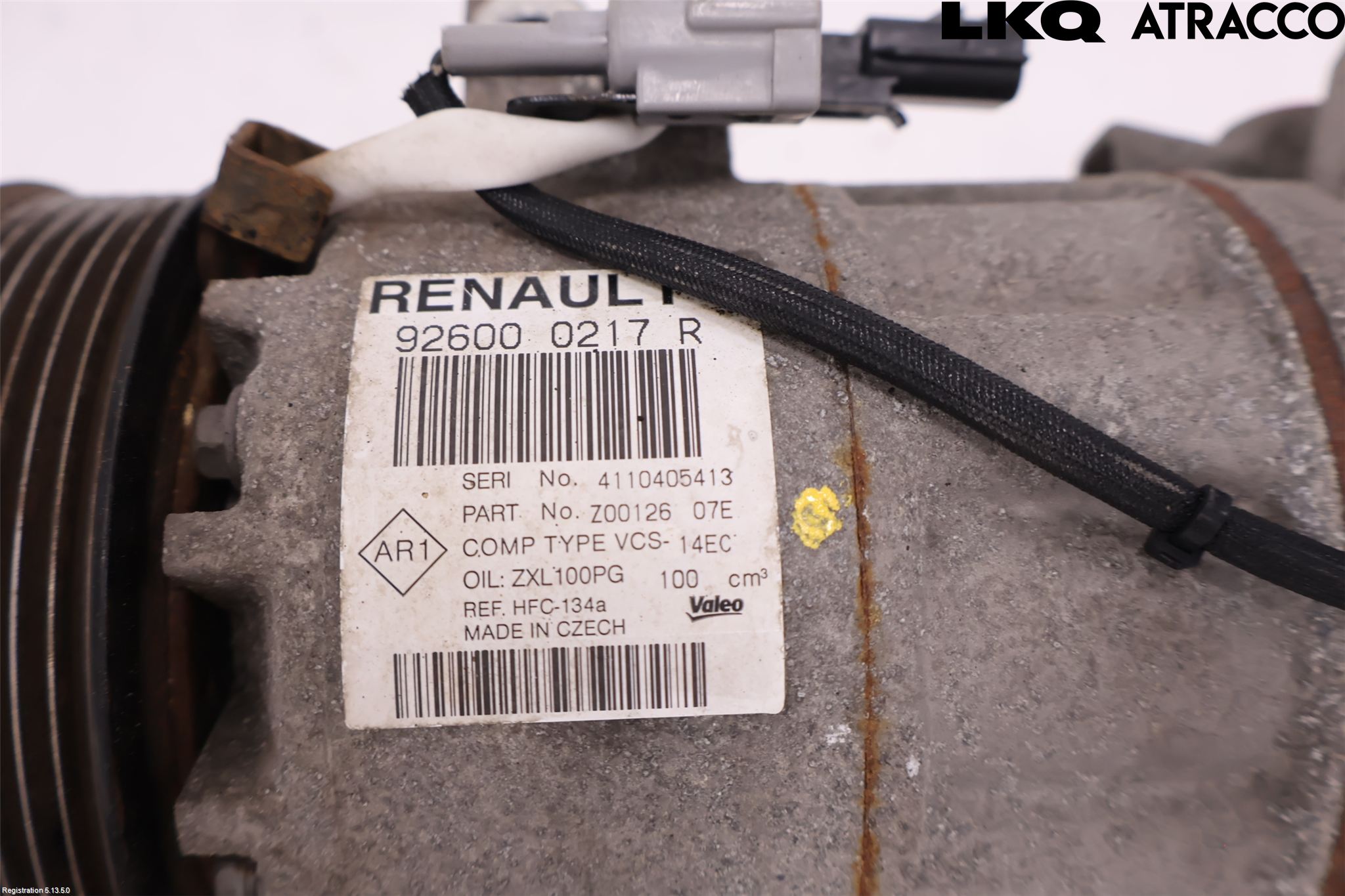 Renault CAPTUR 13-19 Varme Ac Kompressor