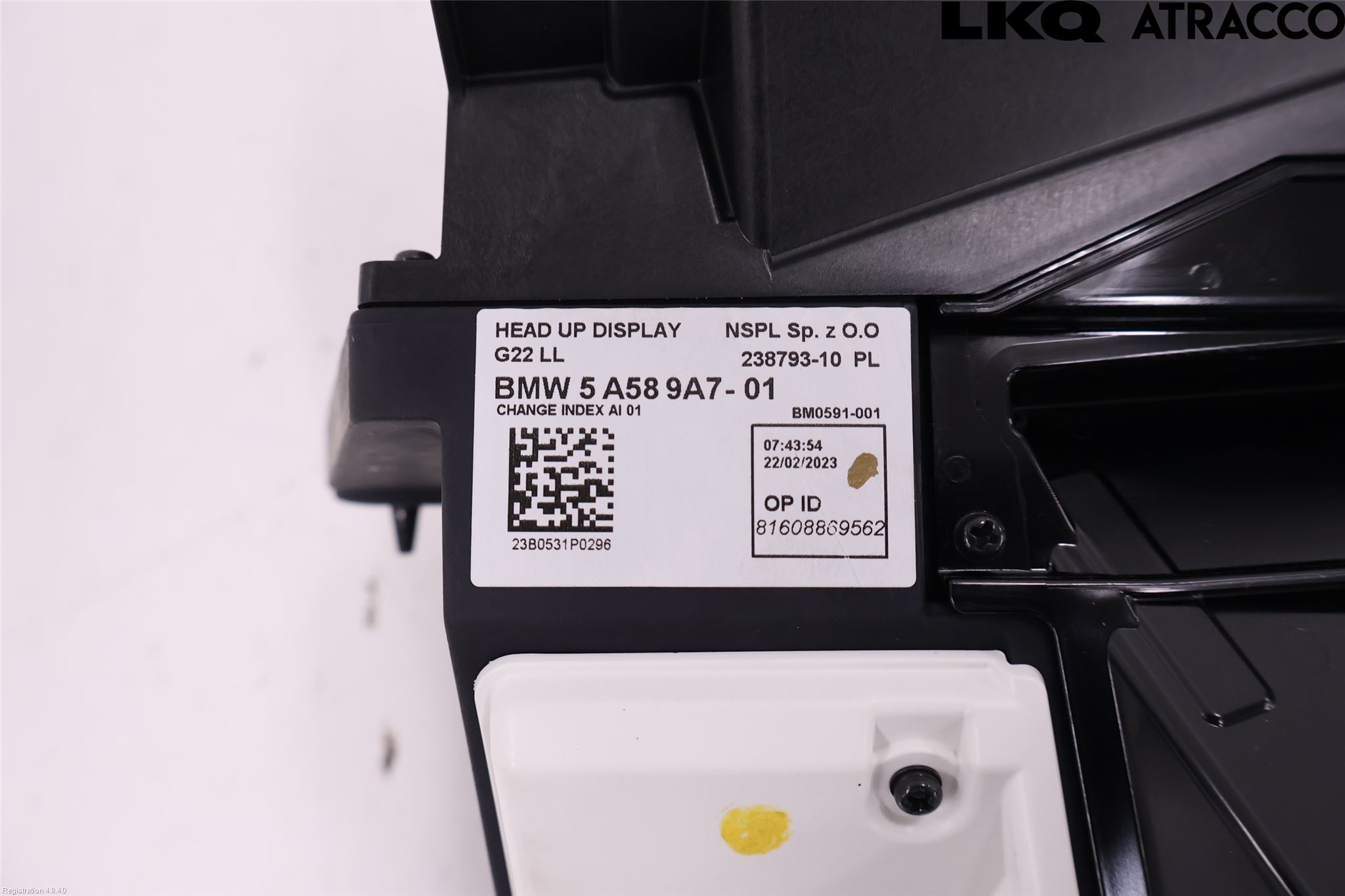 BMW 2 G42 22- Instr Speedometer
