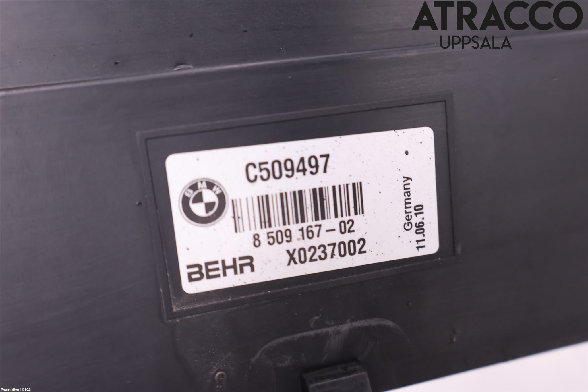 BMW 5 F10/F11/F18 09-17 Radiator Feste - Ramme - Bjelk