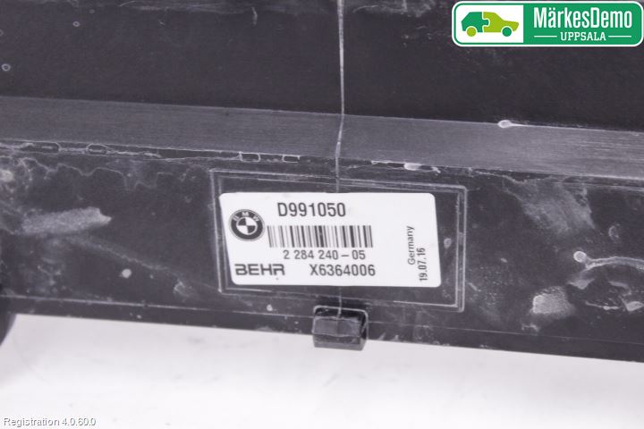 BMW 6 GRAN COUPÉ F06 12-19 Radiator Feste - Ramme - Bjelk