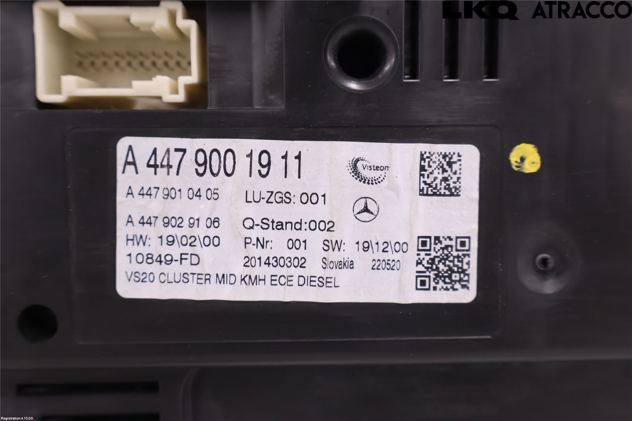 Mercedes-Benz MB VITO/V-KLASS (W640,W447,W448) 14- Instr Kombinert