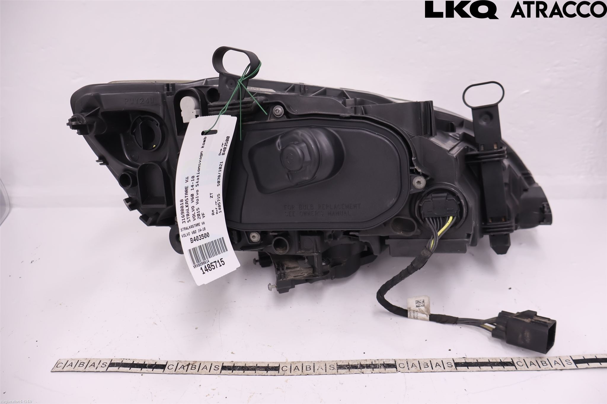 Volvo V60 14-18 Frontlykt Venstre