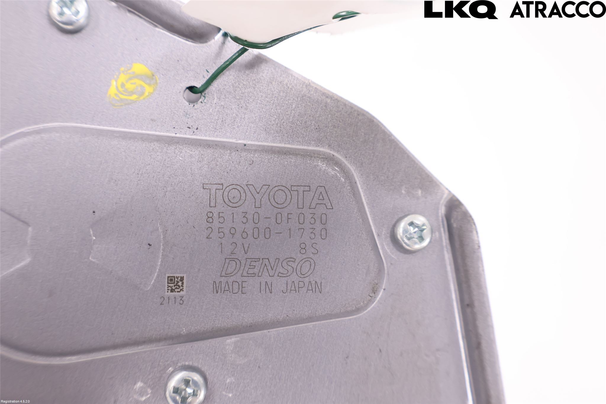 Toyota VERSO 09-18 Viskermotor Bakluke