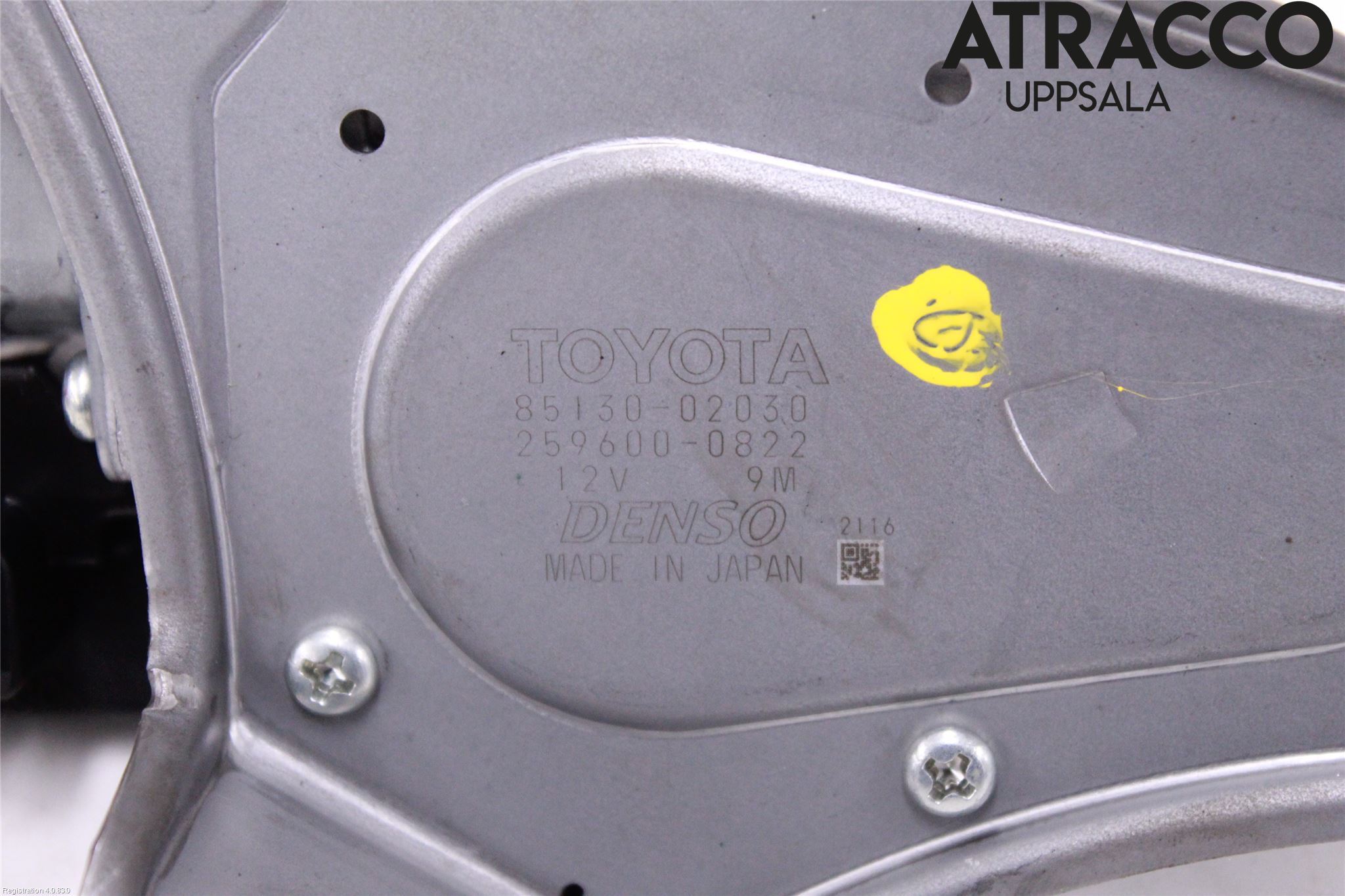 Toyota AURIS 10-12 Viskermotor Bakluke
