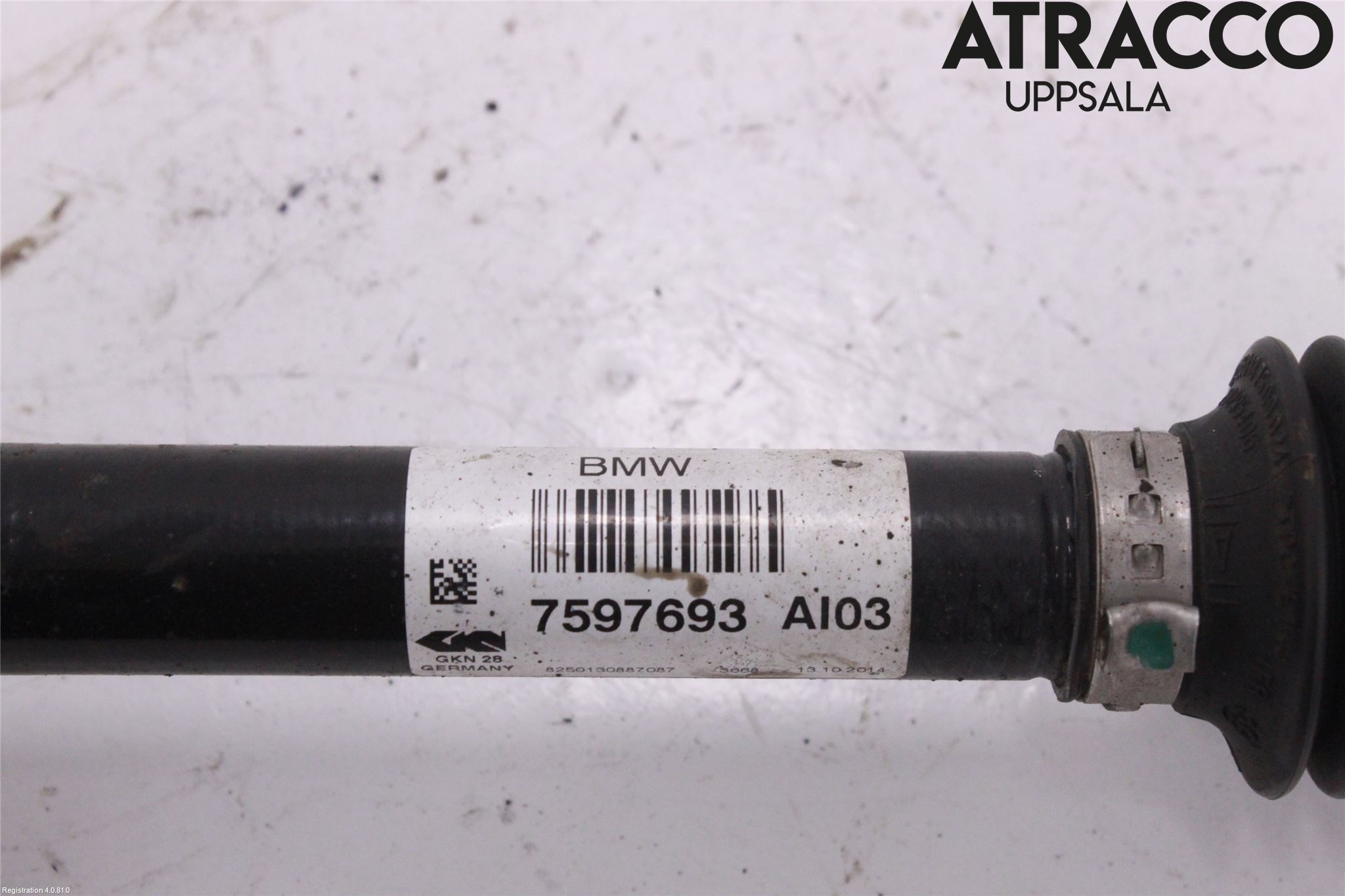 BMW 3 F30/F31/F80 12-19 Drivaksel Foran Kompl Venstre