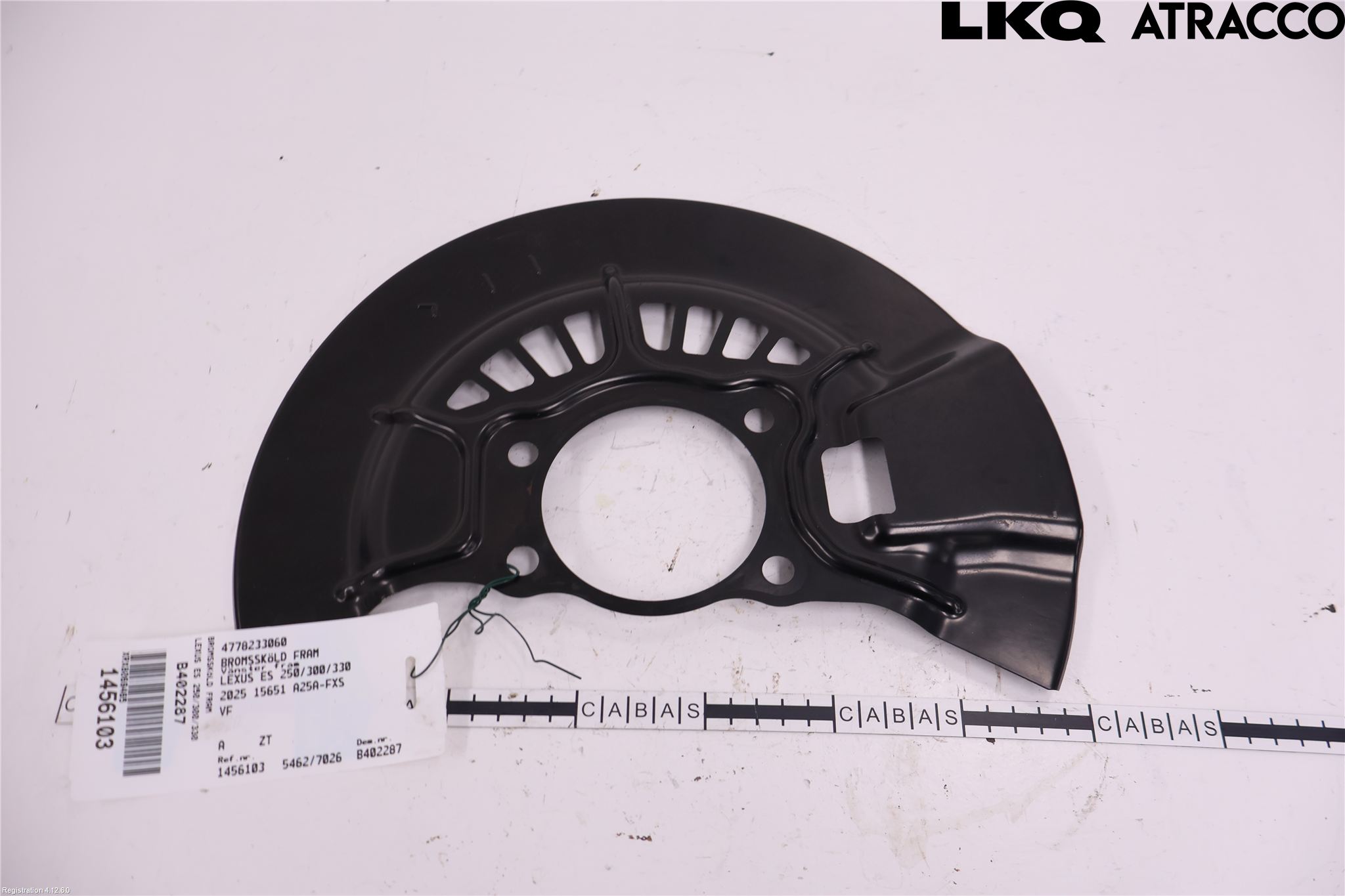 Lexus ES 250/300/330 Bremseskjold Foran