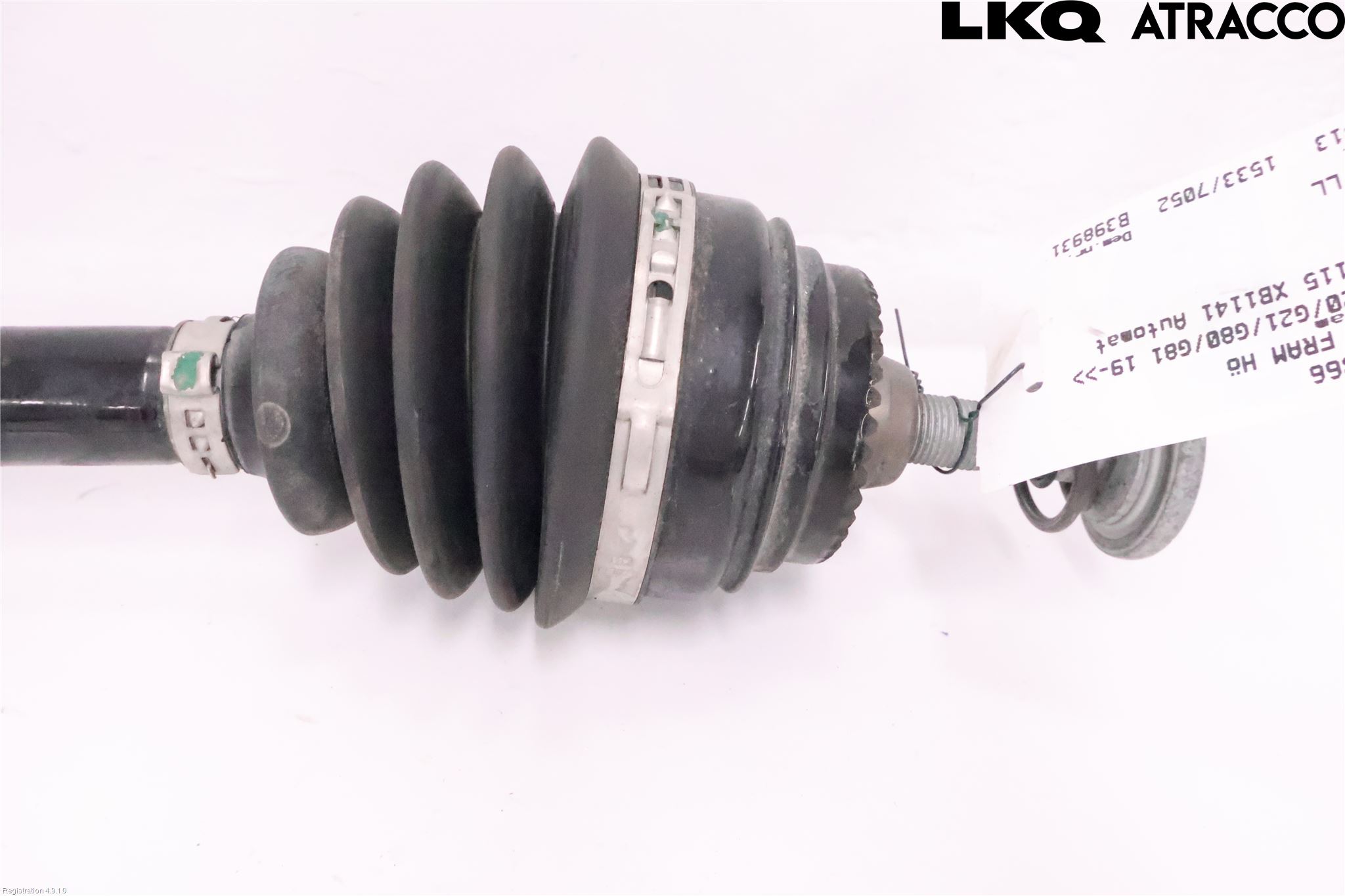 BMW 3 G20/G21/G80/G81 19- Drivaksel Foran Kompl Høyre