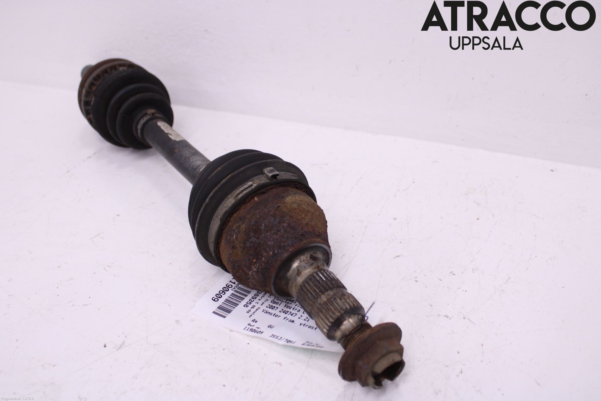 Opel VECTRA C 06-08 Drivaksel Foran Kompl Venstre