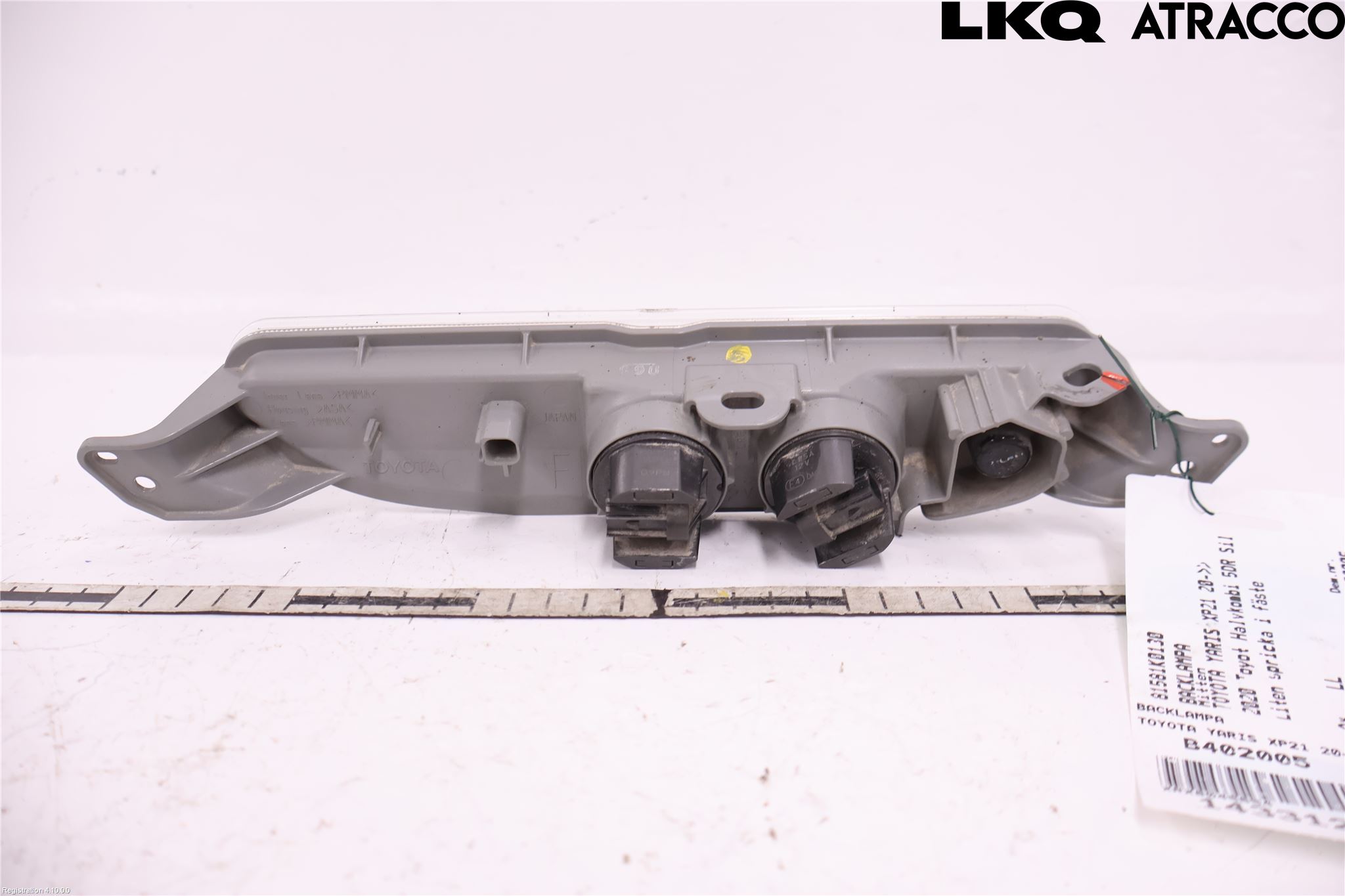 Toyota YARIS XP21 20- Baklykt Ryggelys-Tåkelys