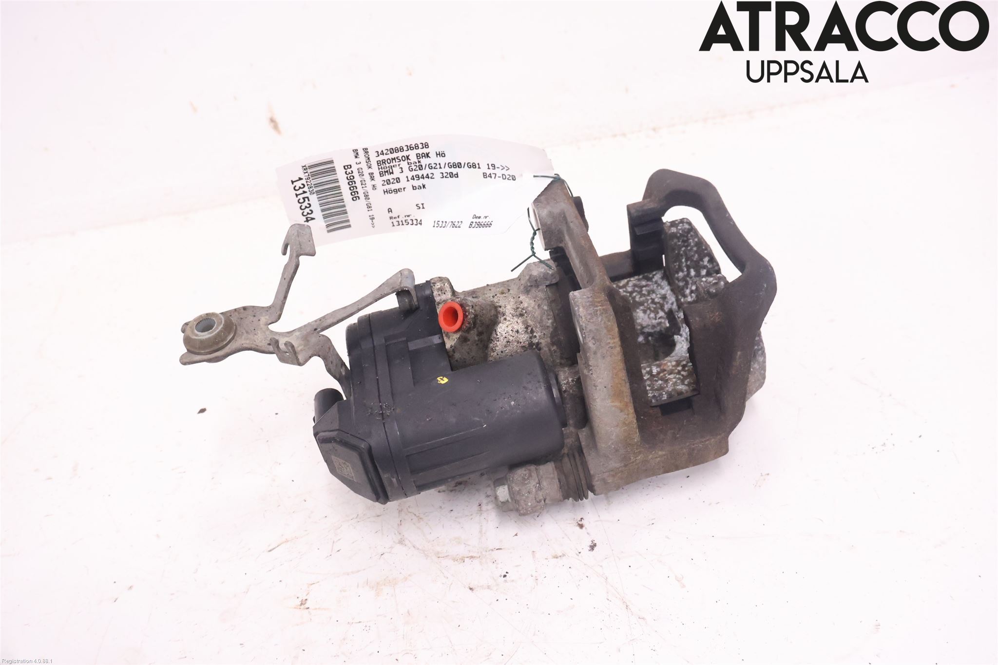 BMW 3 G20/G21/G80/G81 19- Bremsecaliper Bak Høyre