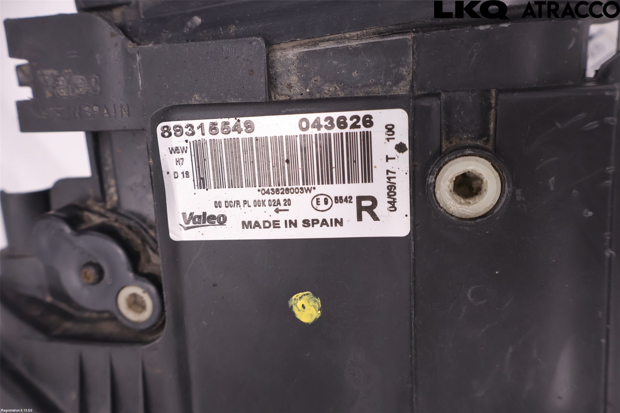 Volkswagen VW PASSAT 05-11 Frontlykt Høyre