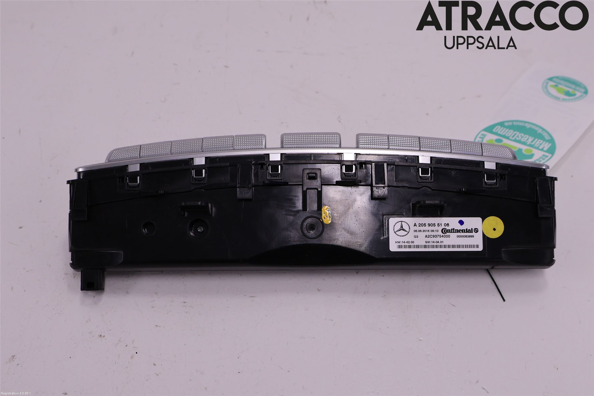 Mercedes-Benz MB GLC-KLASS (X253/C253) 15-22 Varme Ac Betjening-Display