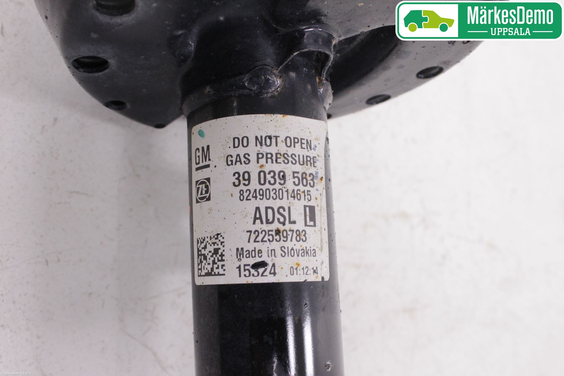 Opel ASTRA K 16-22 Fjærbein Foran Venstre