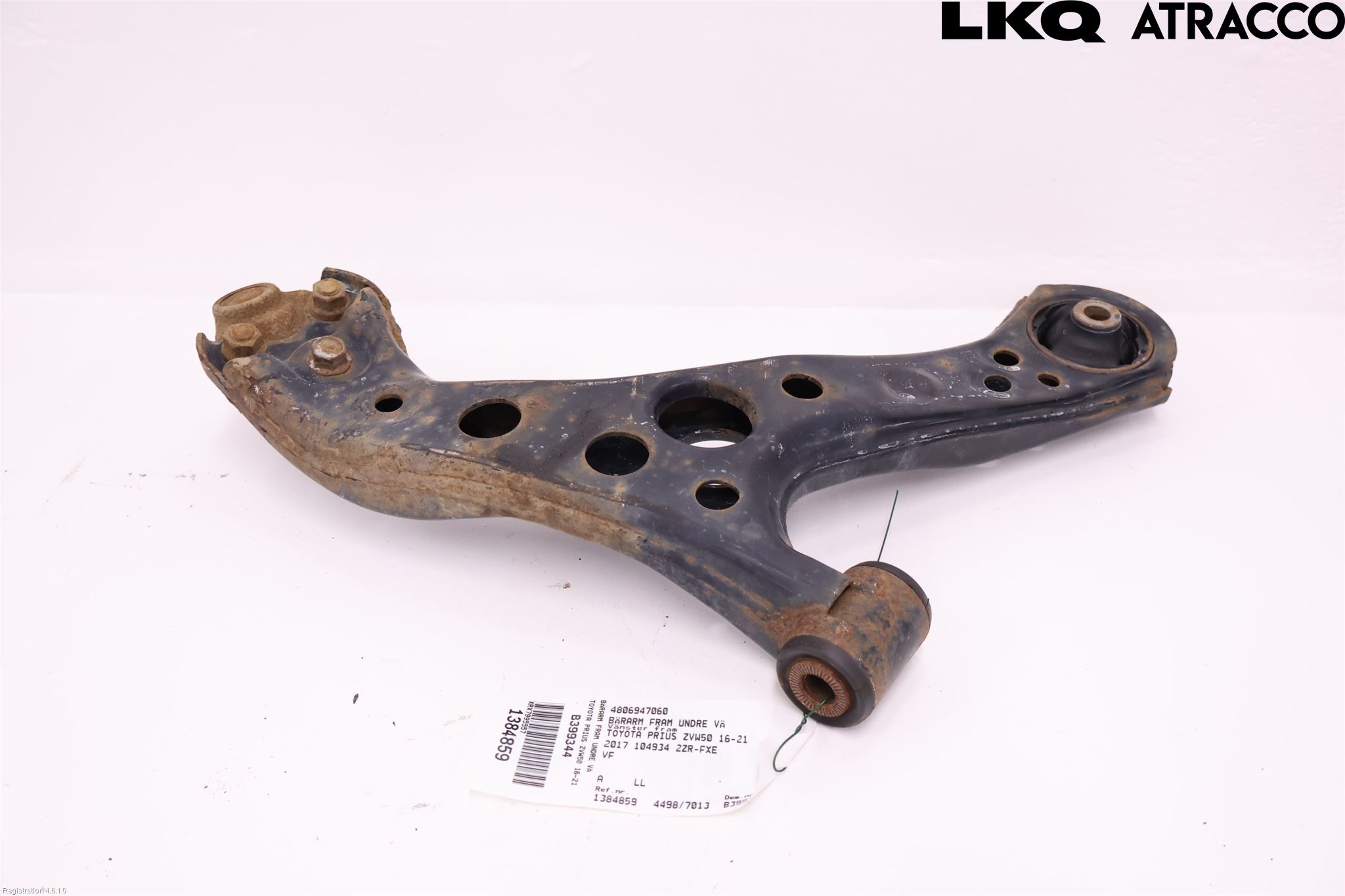 Toyota PRIUS (ZVW50) 16-21 Bærearm Foran Venstre Nedre