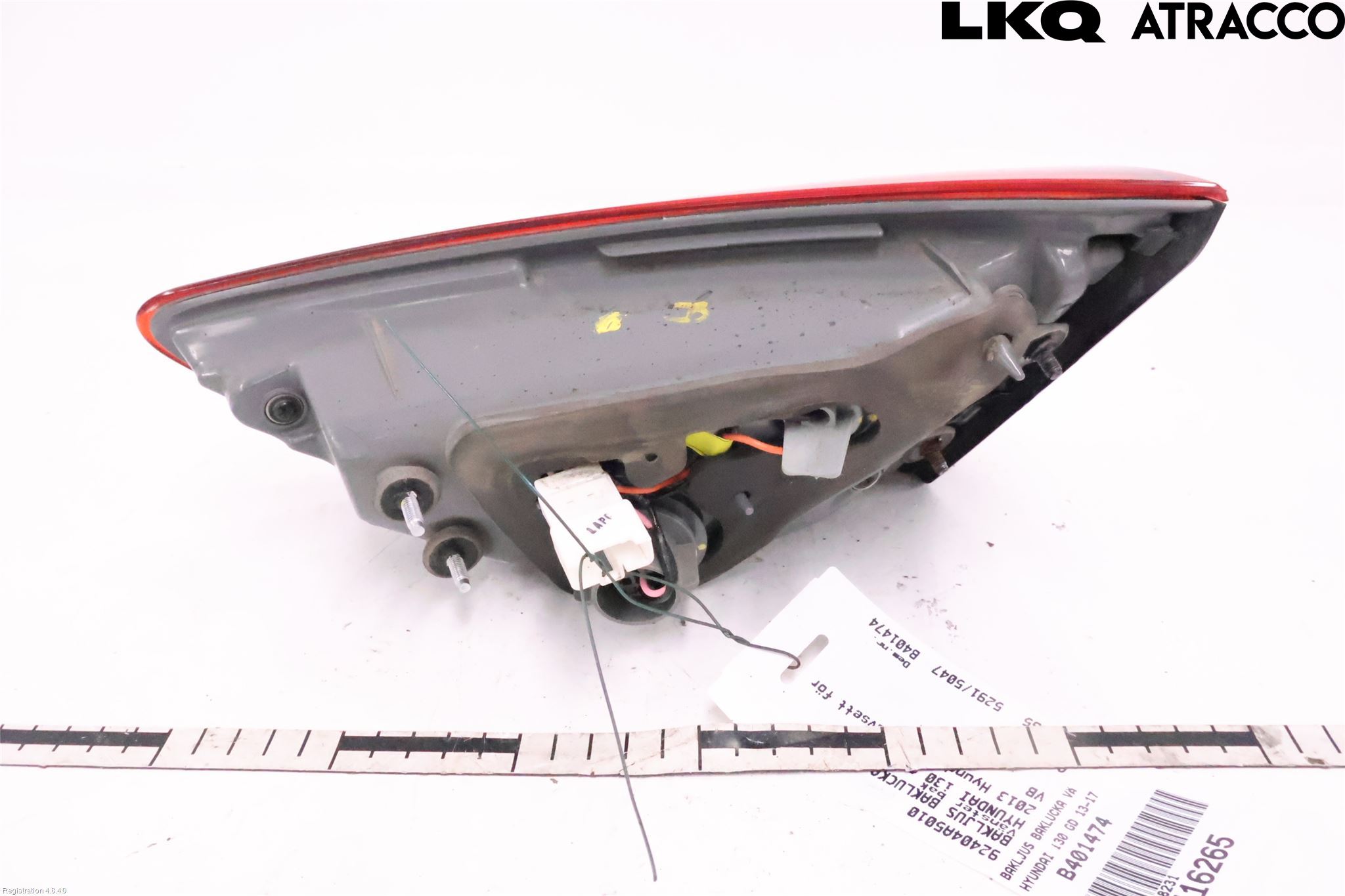 Hyundai i30 GD 13-17 Baklykt Venstre  På Luke(Indre