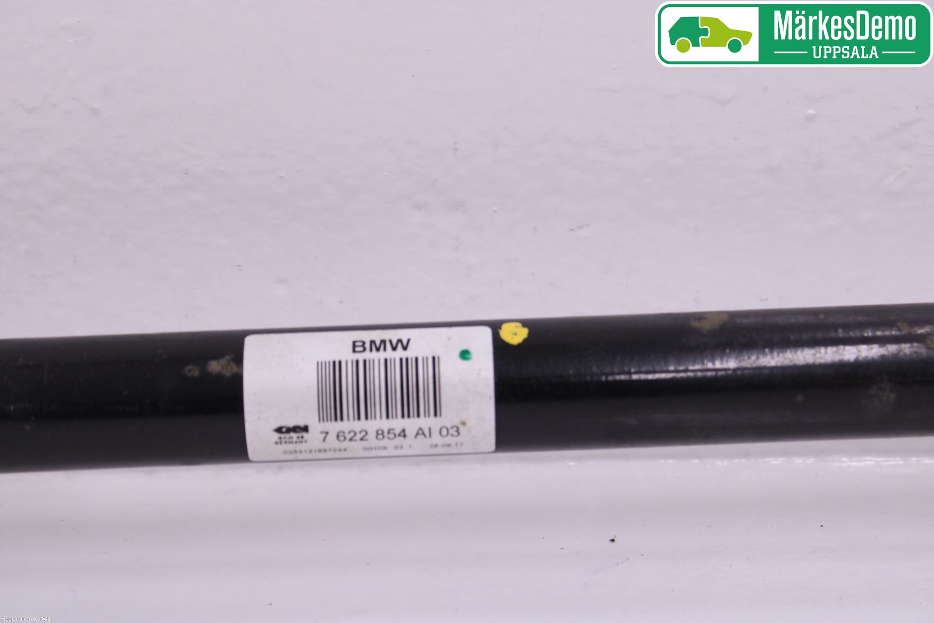 BMW 3 F30/F31/F80 12-19 Drivaksel Bak Kompl Høyre