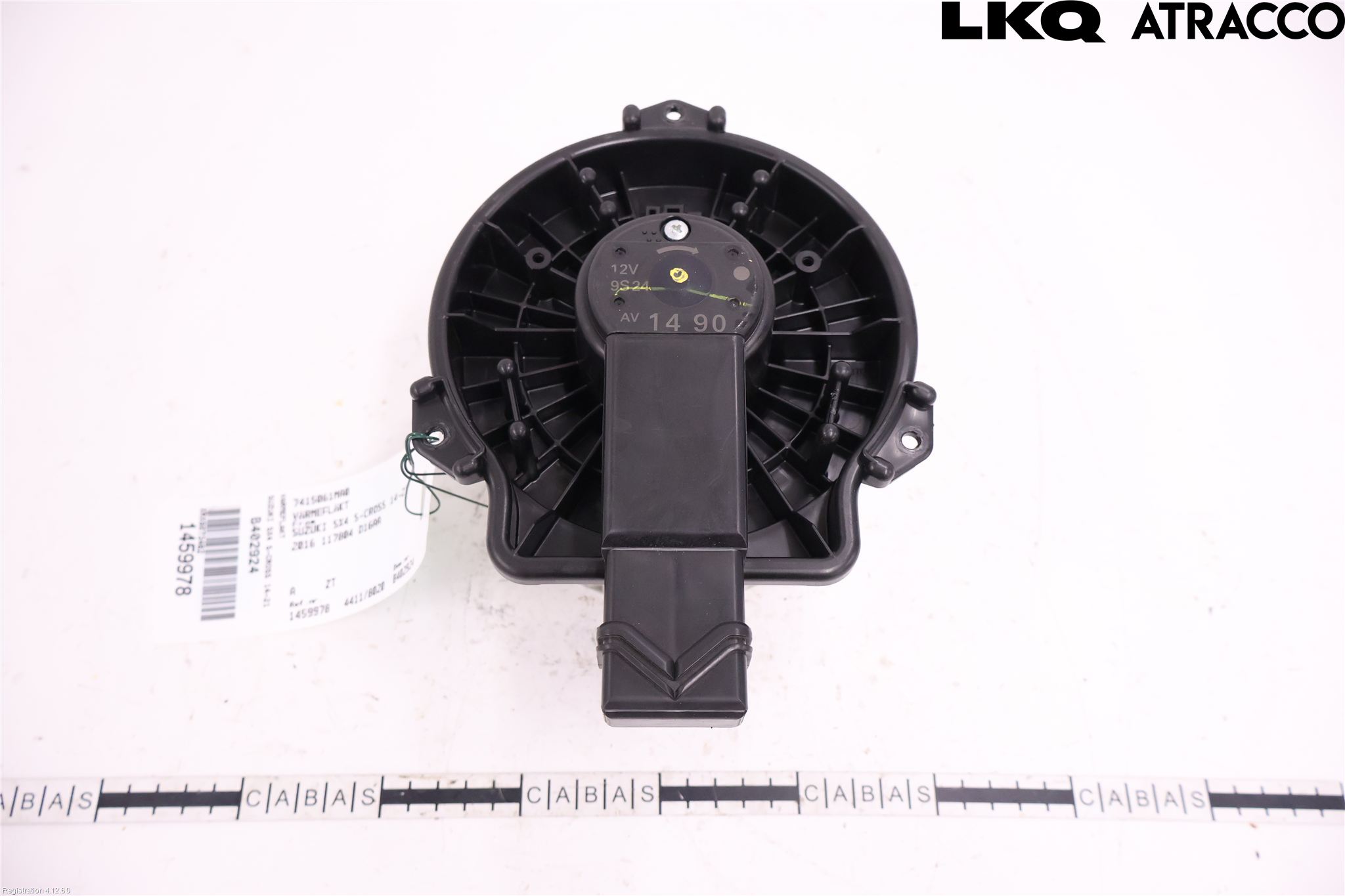 Suzuki SX4 S-CROSS 14-21 Varmeapparat Viftemotor