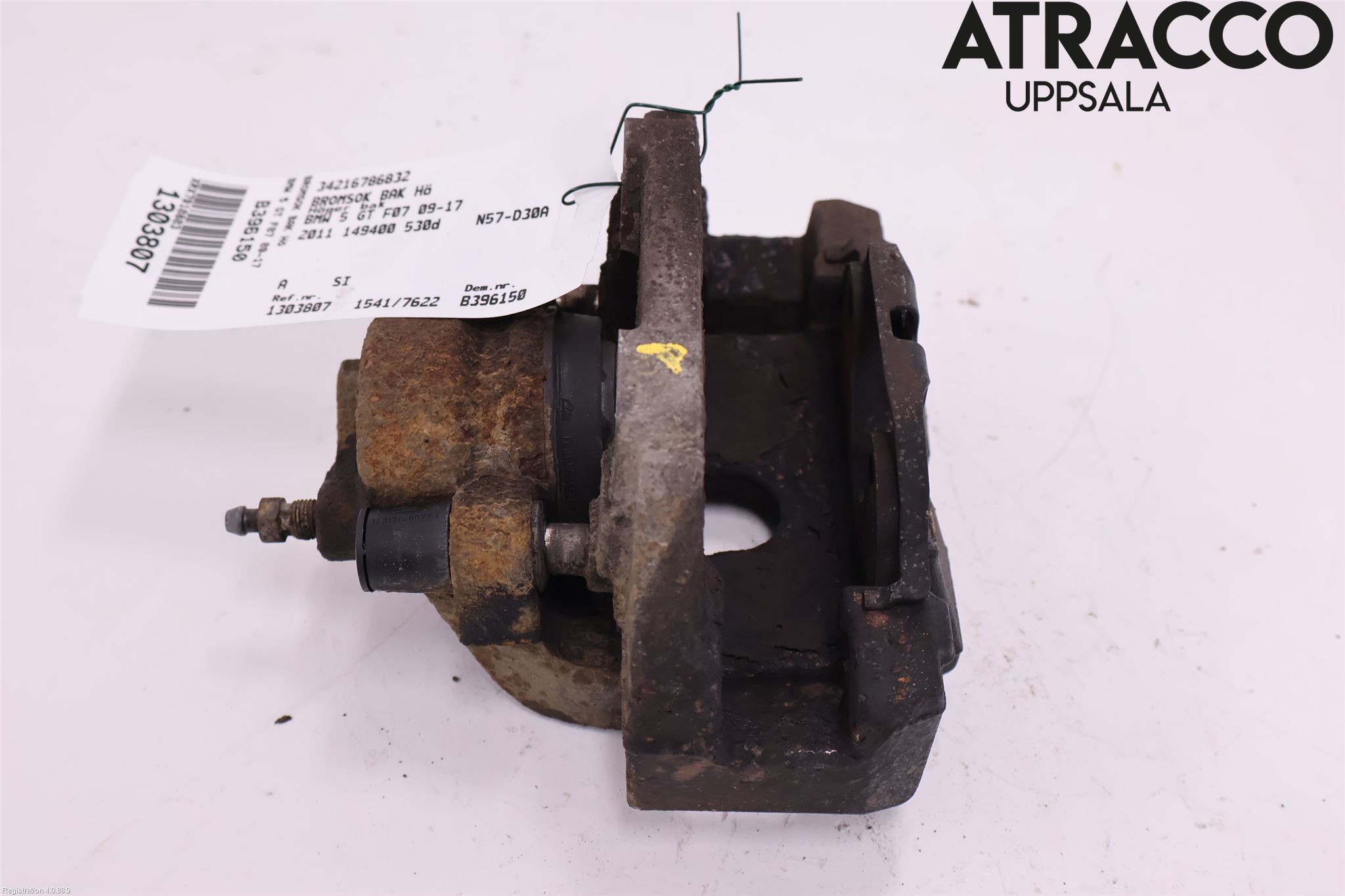 BMW 5 GT F07 09-17 Bremsecaliper Bak Høyre
