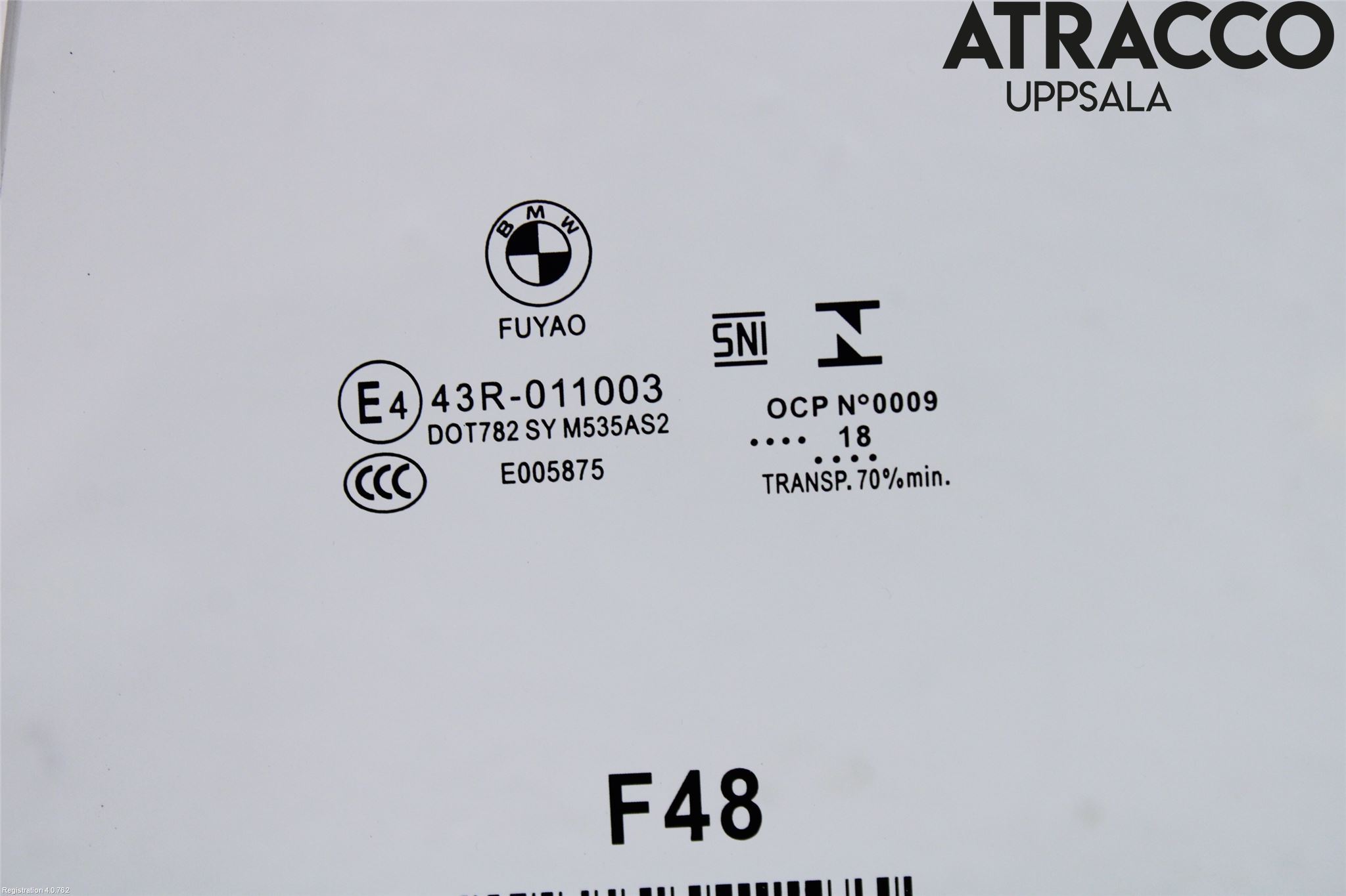 BMW X1 F48 15-22 Dørrute Bak Venstre 4Dørs