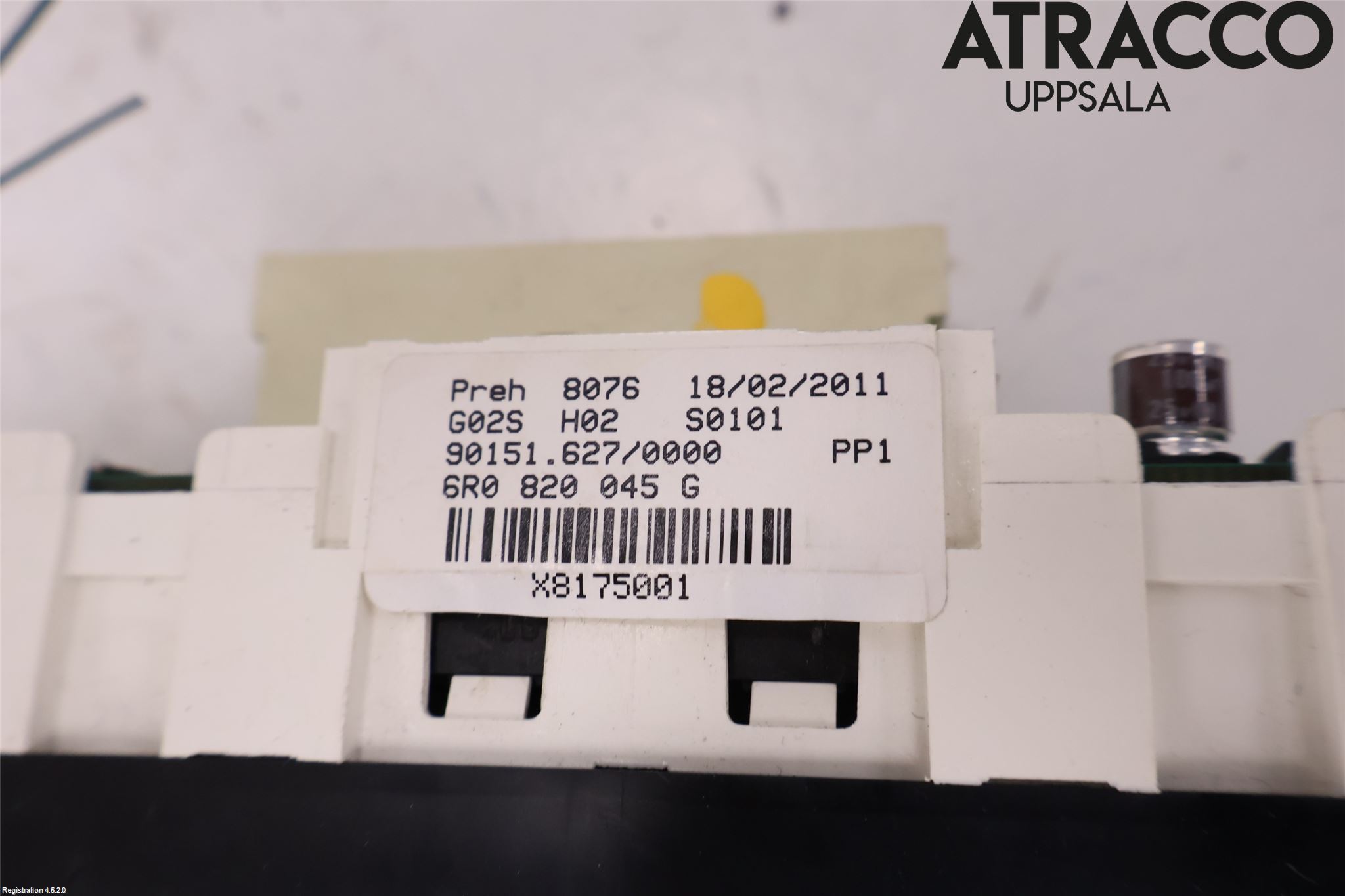 Volkswagen VW POLO 10-17 Varme Ac Betjening-Display