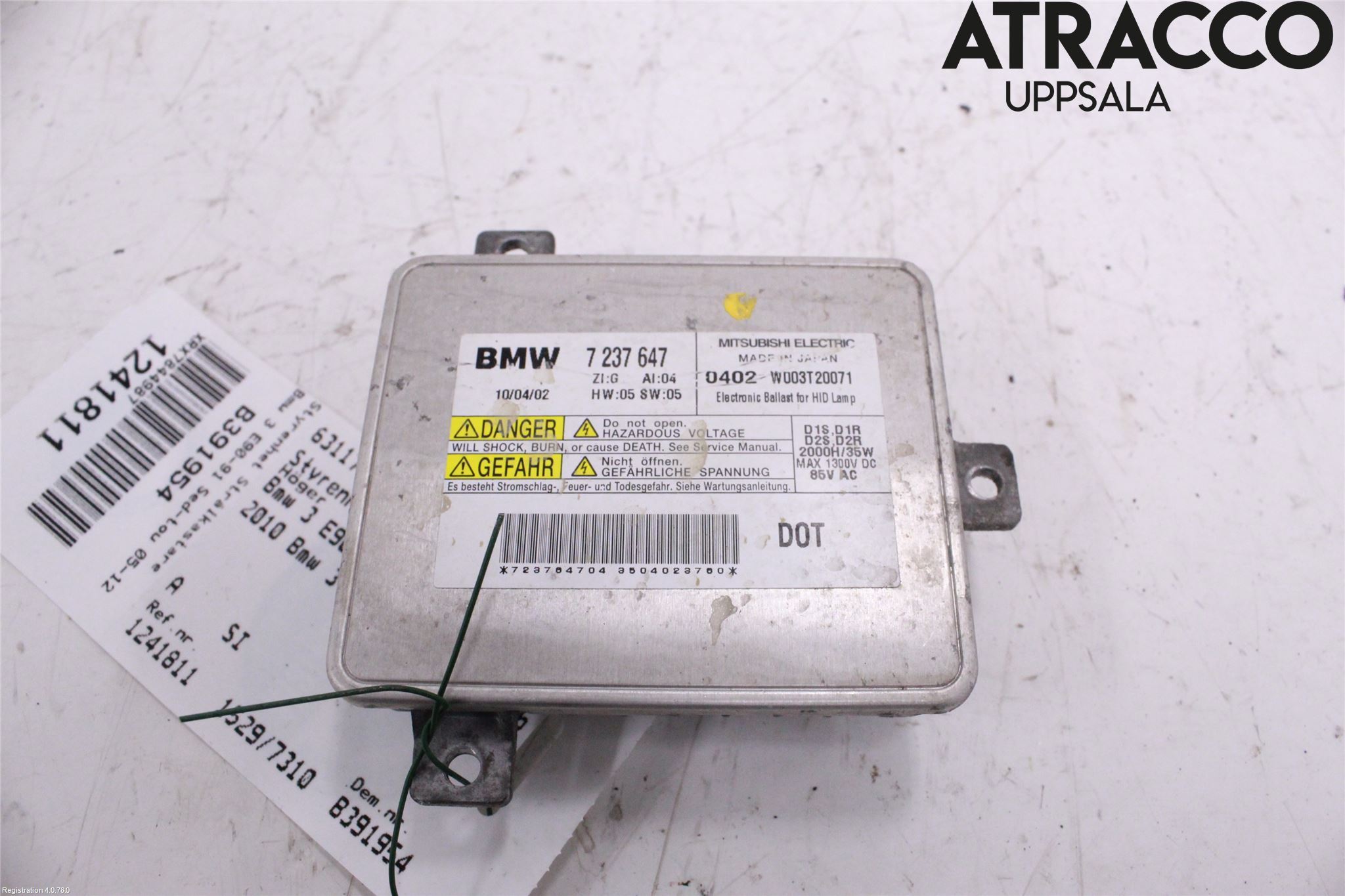 BMW 3 E90/91 SED/TOU 05-12 Styreenhet Xenon