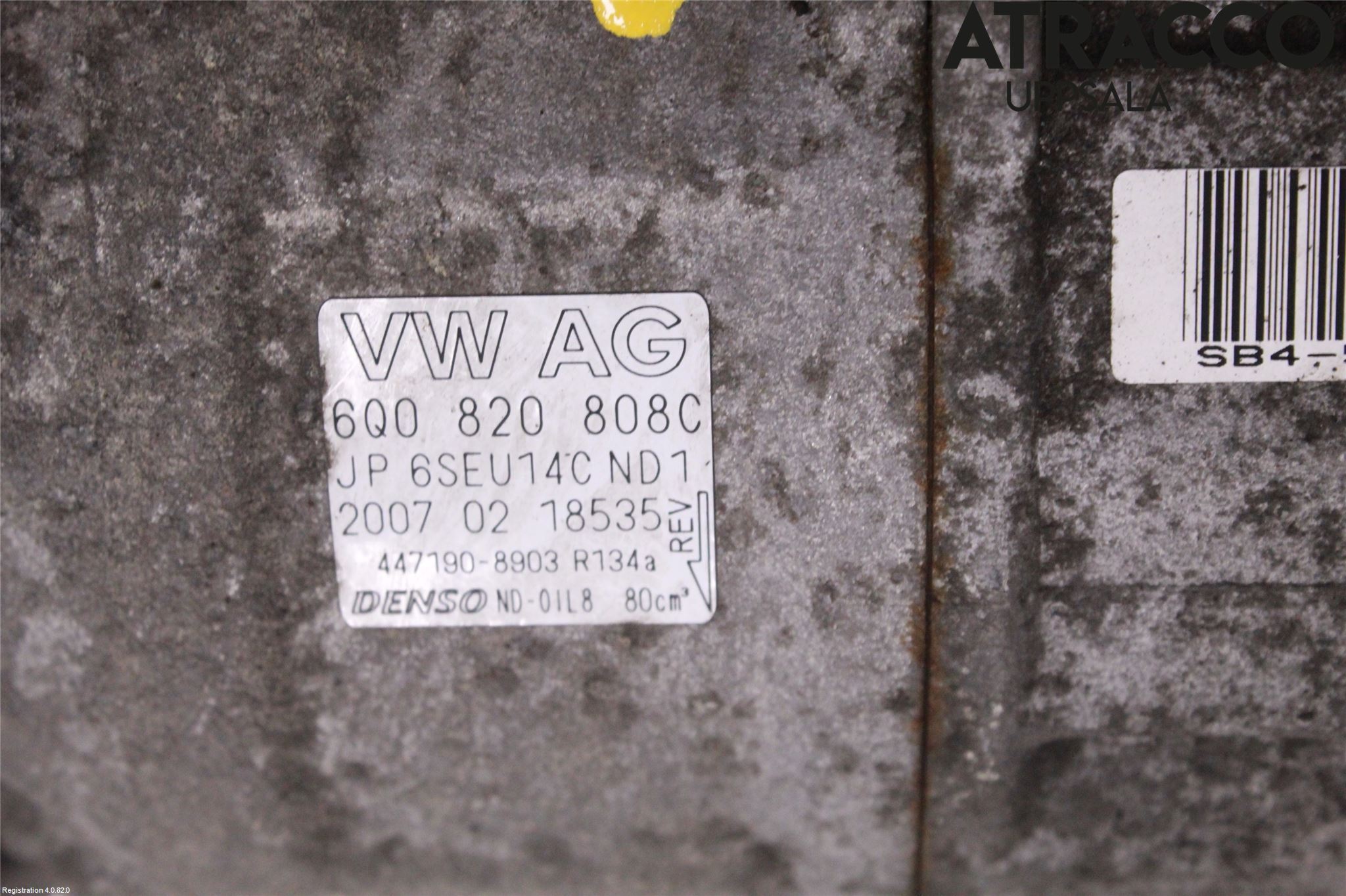 Volkswagen VW POLO 05-09 Varme Ac Kompressor