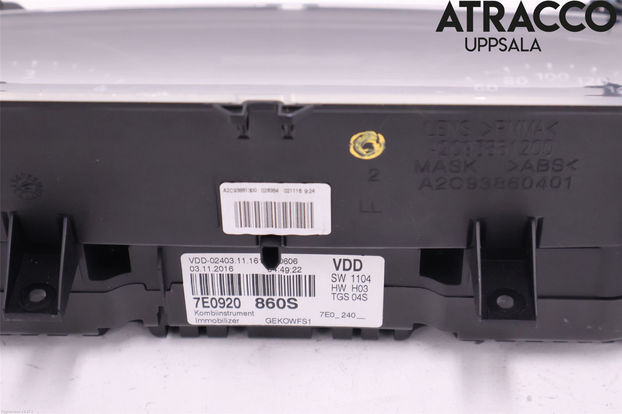 Volkswagen VW TRANSP/CARAVELLE (T6) 16-22 Instr Speedometer