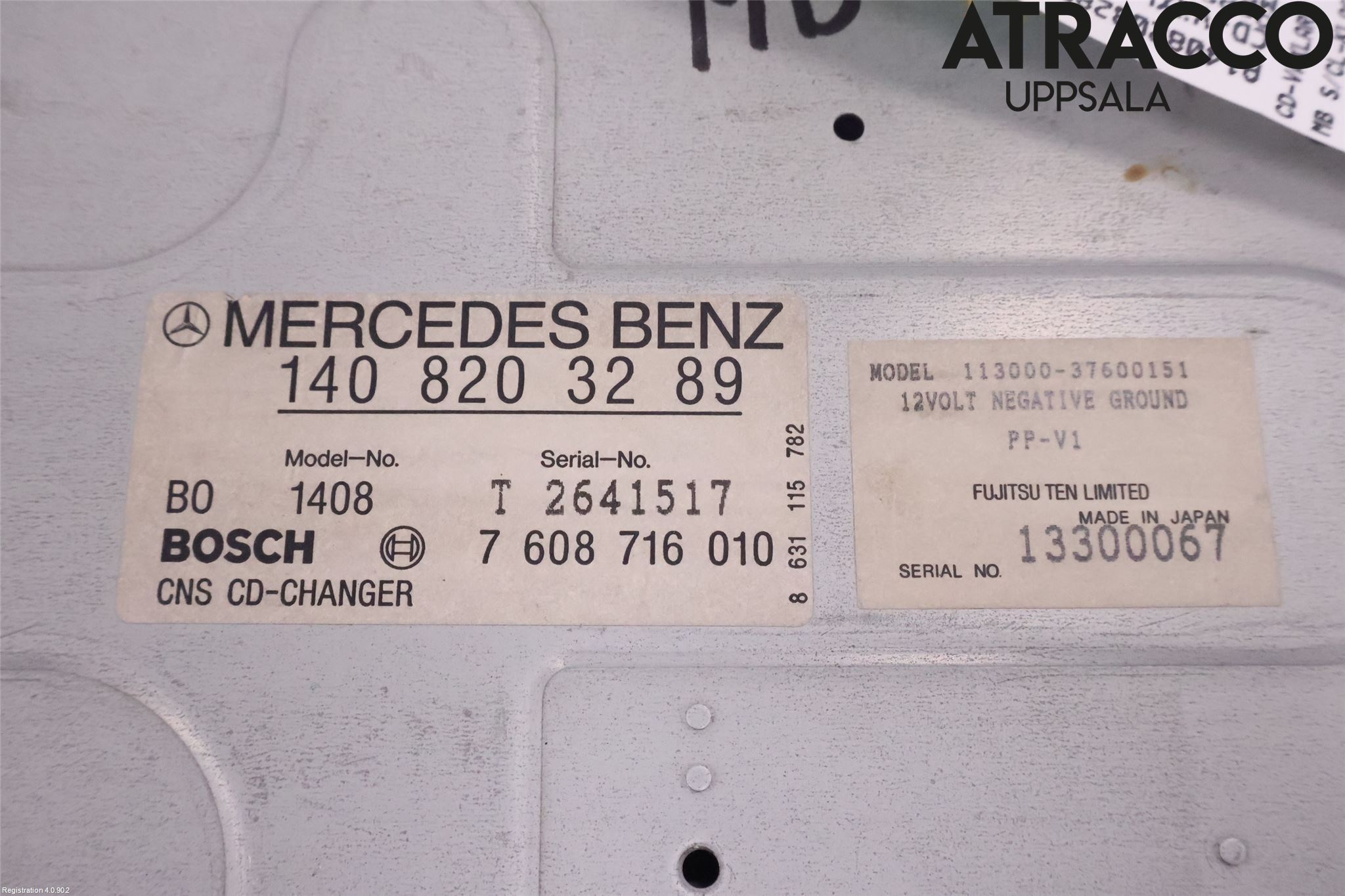 Mercedes-Benz MB S/CL-KLASS (W140) 91-98 Stereo Cd Veksler