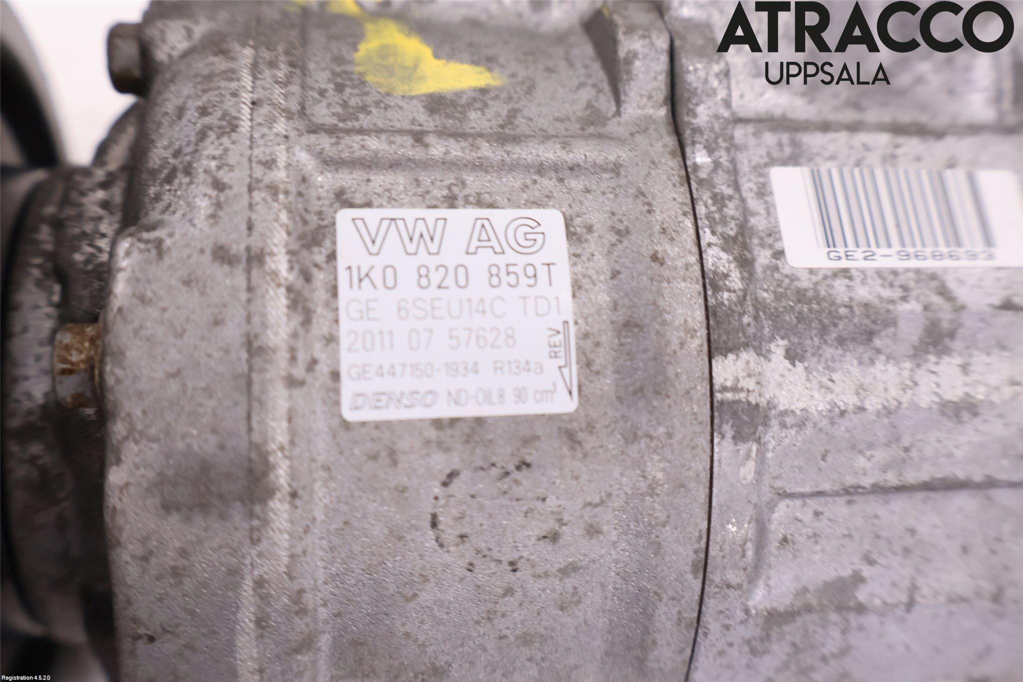 Volkswagen VW TIGUAN 07-16 Varme Ac Kompressor