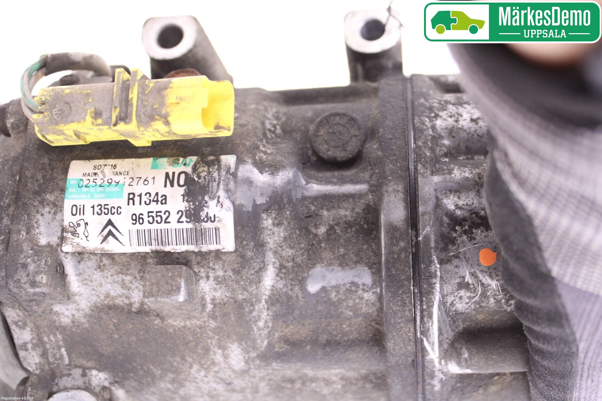 Citroen JUMPY 07-16 Varme Ac Kompressor