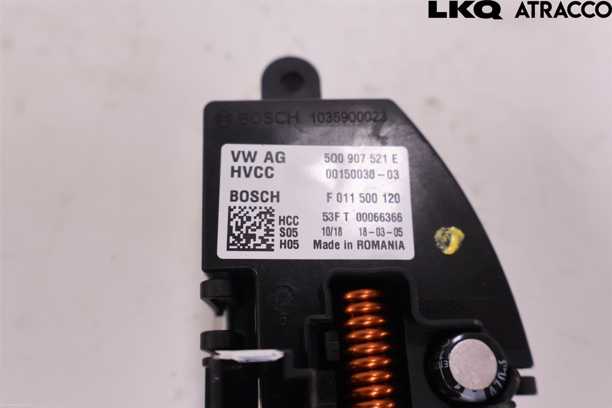 Volkswagen VW UP! / E-UP! Varmeapparat Viftemotstand