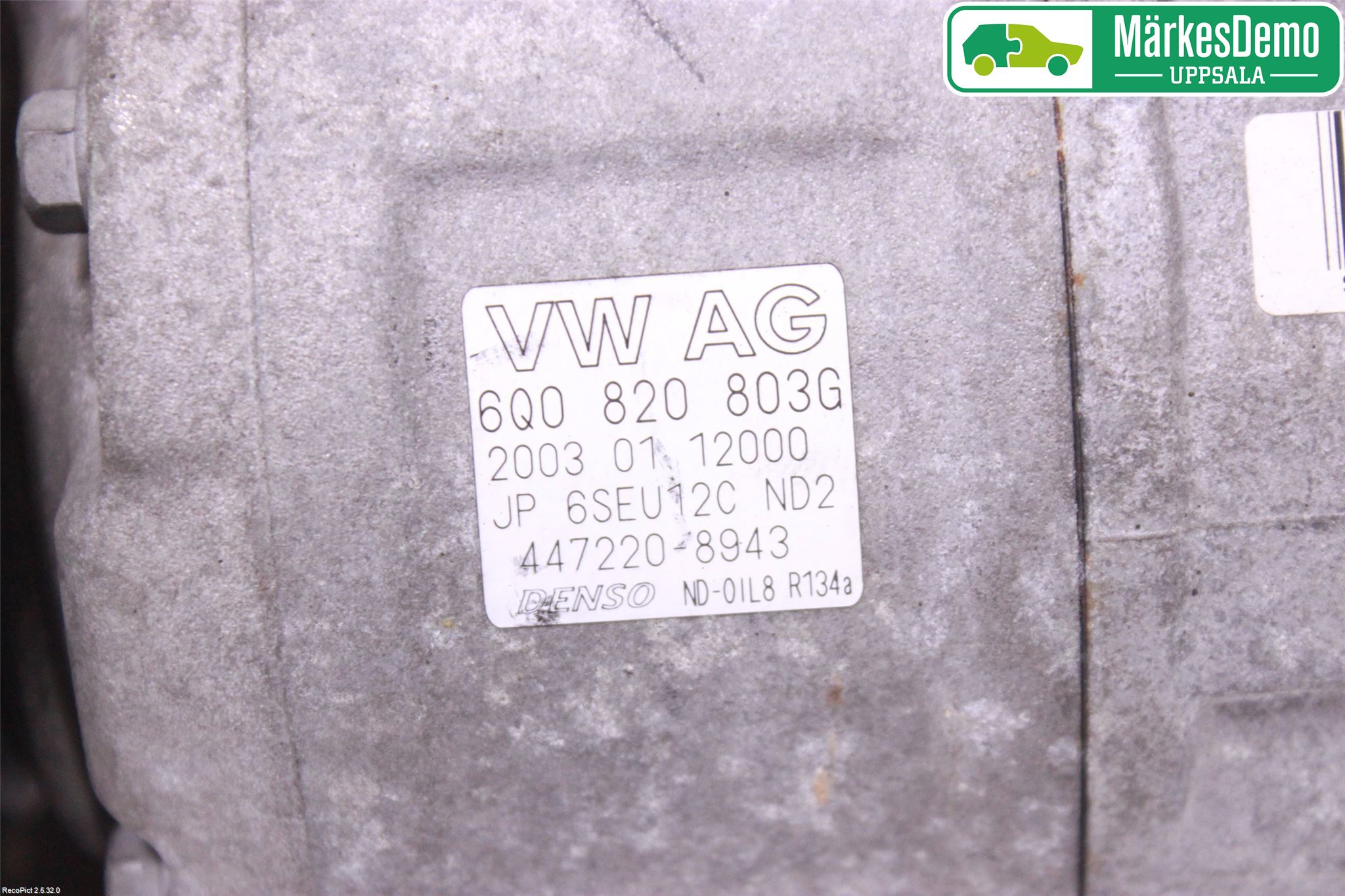 Skoda FABIA 99-07 Varme Ac Kompressor