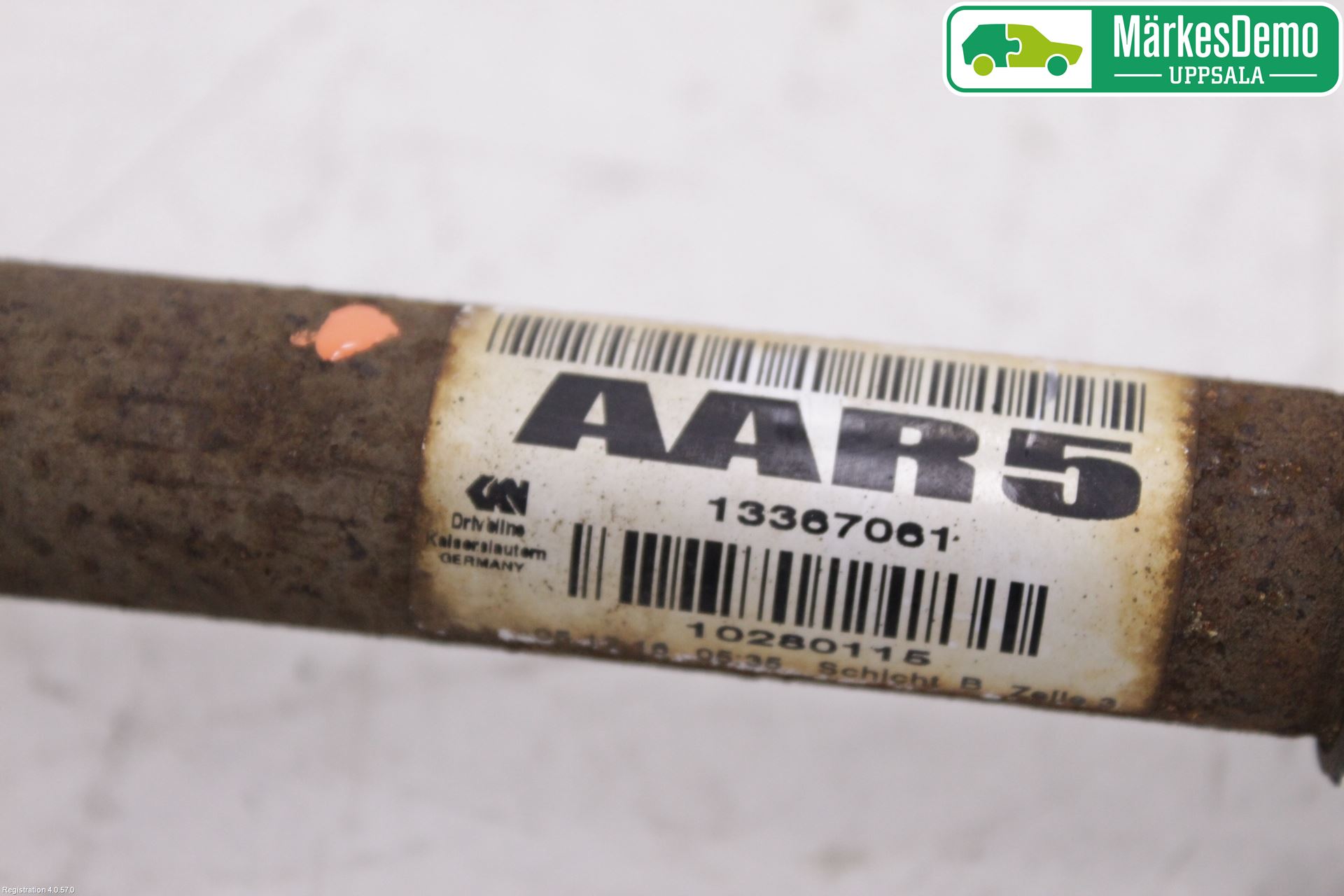 Opel ASTRA K 16-22 Drivaksel Foran Kompl Venstre
