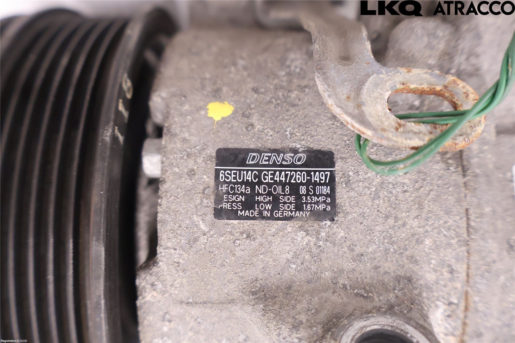 Toyota VERSO 09-18 Varme Ac Kompressor