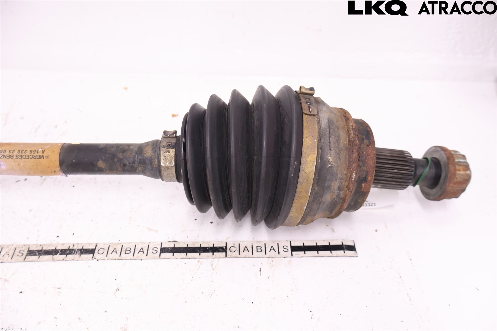 Mercedes-Benz MB ML/GLE-KLASS (W166) 12-18 Drivaksel Foran Kompl Venstre