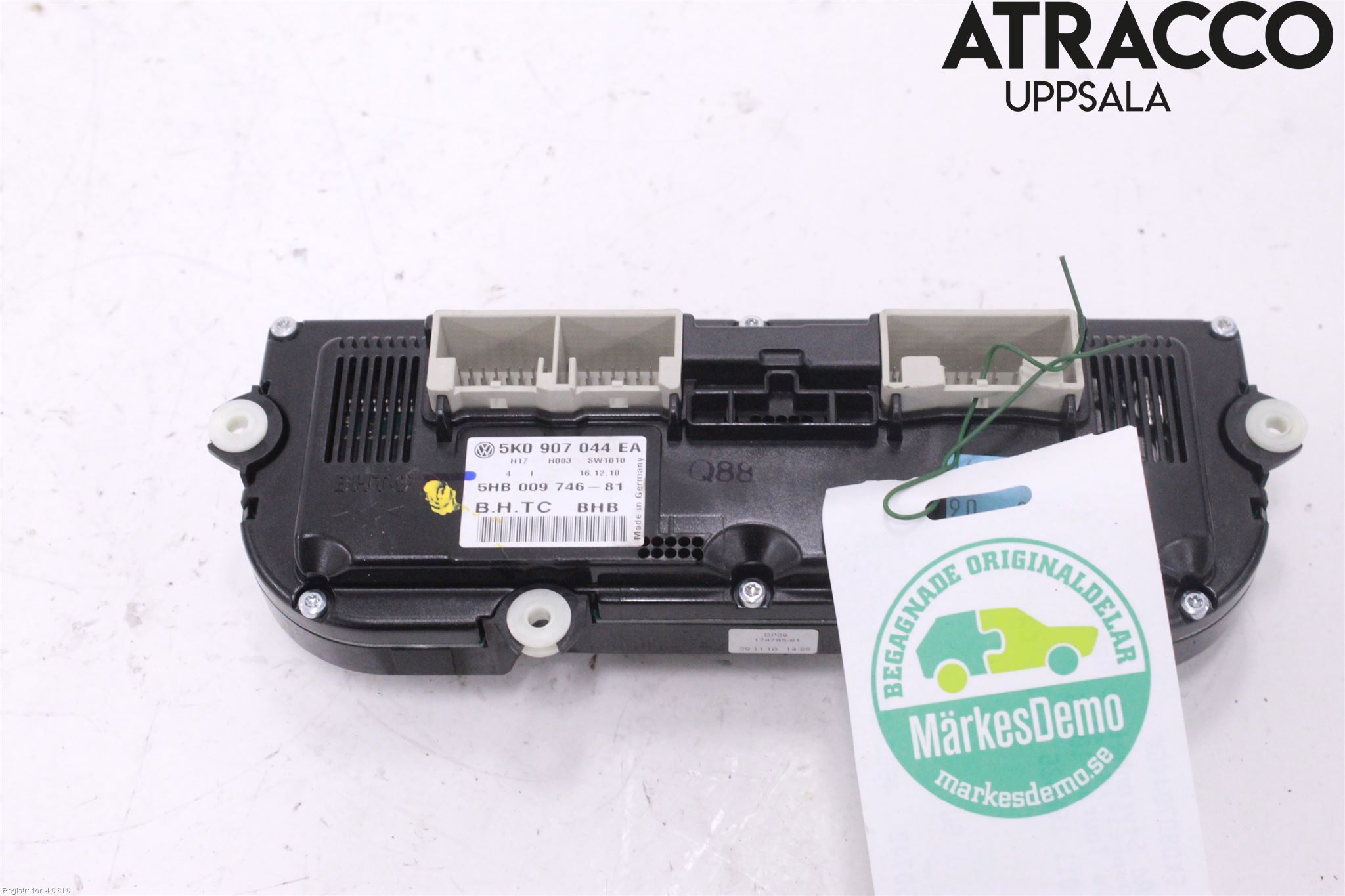 Volkswagen VW TOURAN 10-15 Varme Ac Betjening-Display