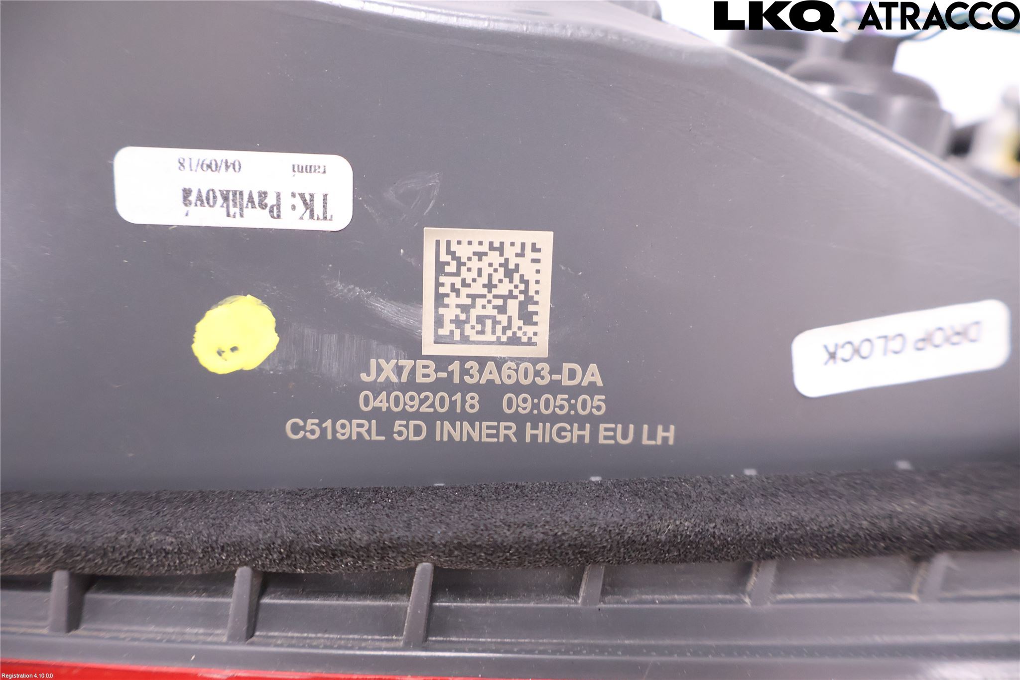 Ford FOCUS 19- Baklykt Venstre  På Luke(Indre