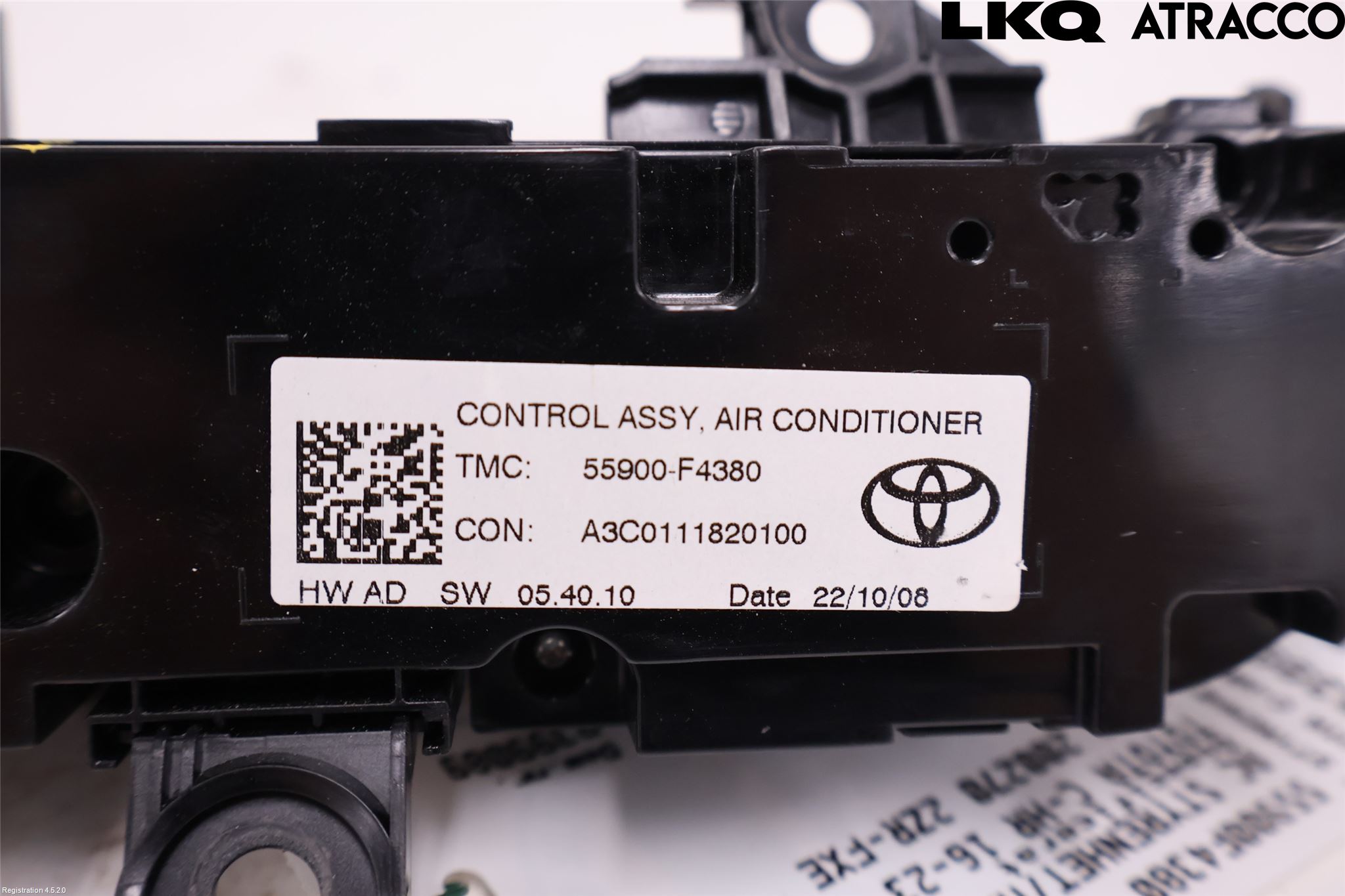 Toyota C-HR 16-23 Varme Ac Betjening-Display
