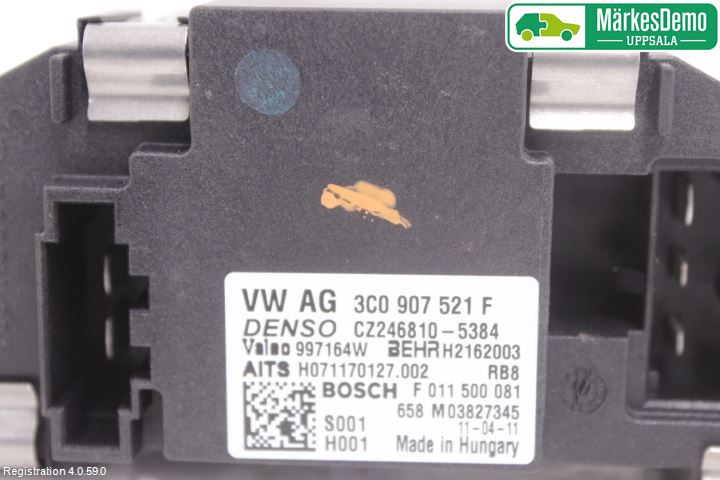 Volkswagen VW CADDY 11-15 Varmeapparat Viftemotstand