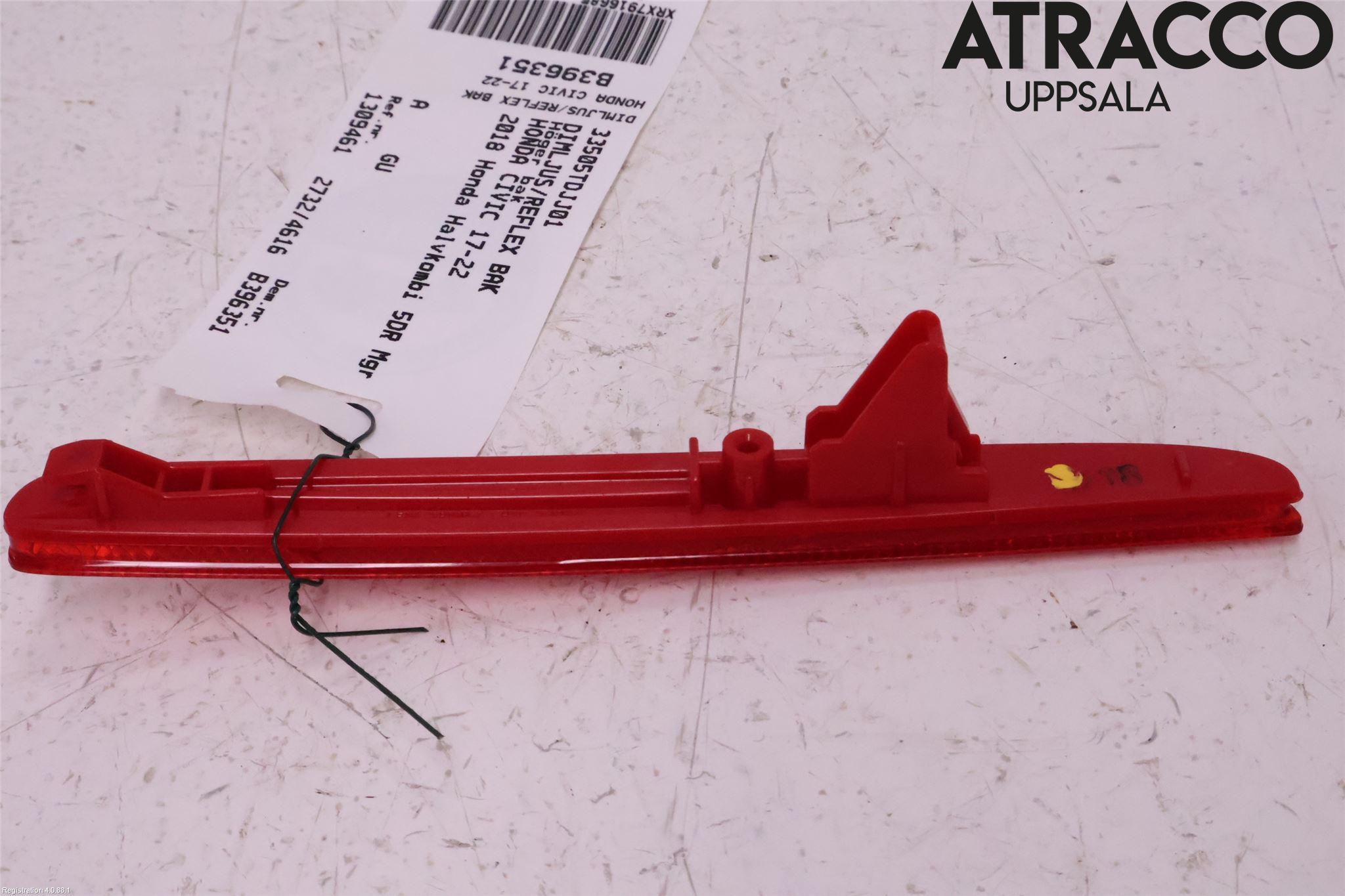 Honda CIVIC 17-22 Refleks Bak