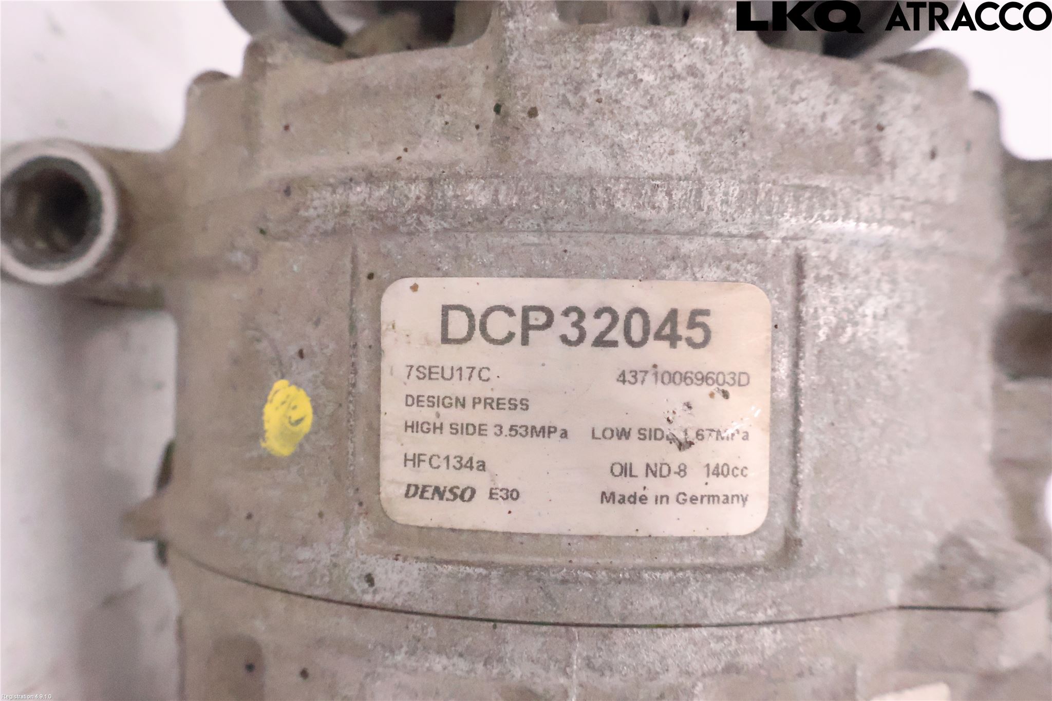 Volkswagen VW CADDY 16-20 Varme Ac Kompressor