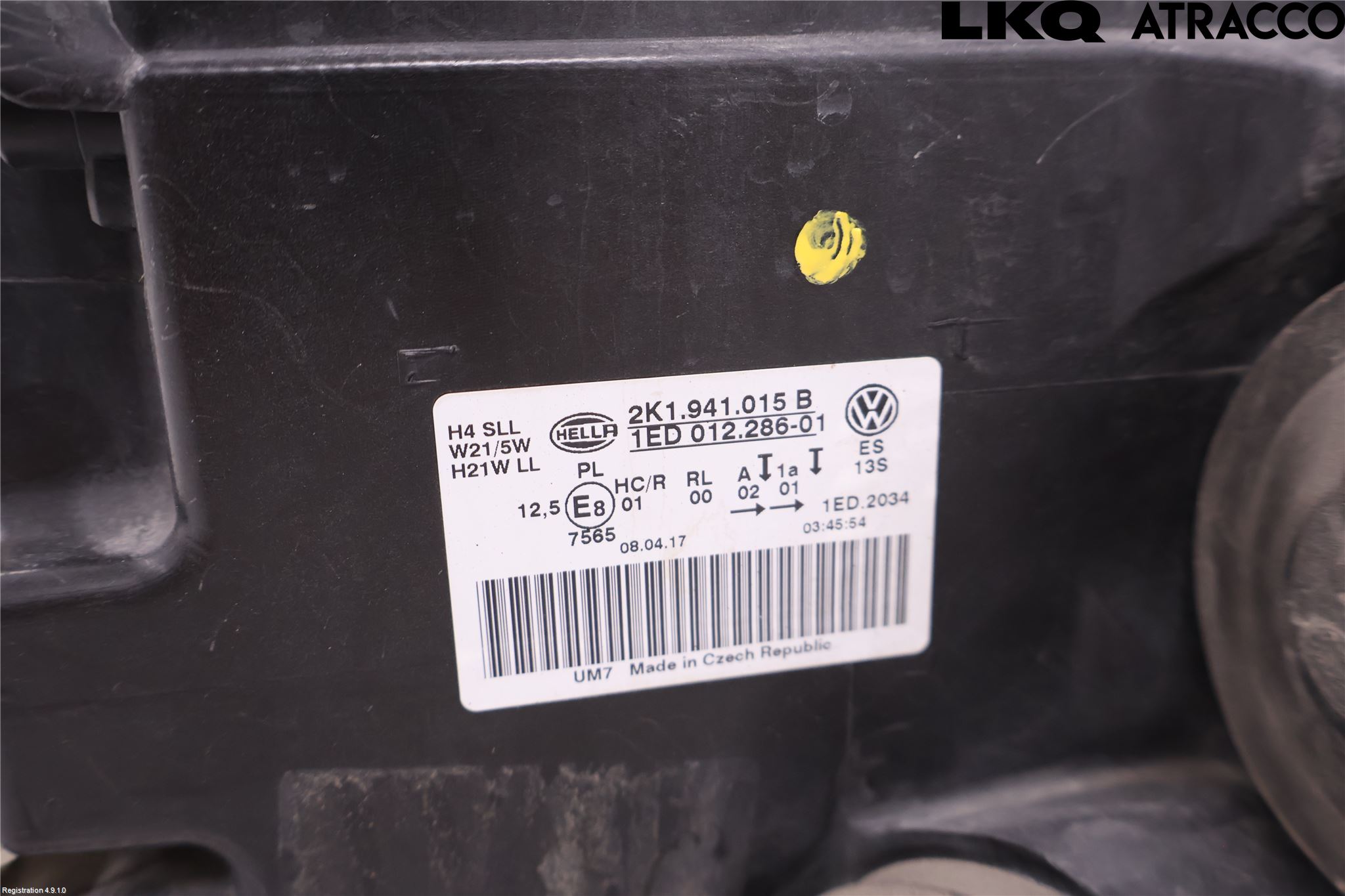 Volkswagen VW CADDY 16-20 Frontlykt Venstre