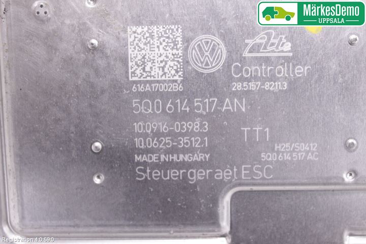 Audi A3/S3 8V 13-20 Abs Hydraulikkaggregat