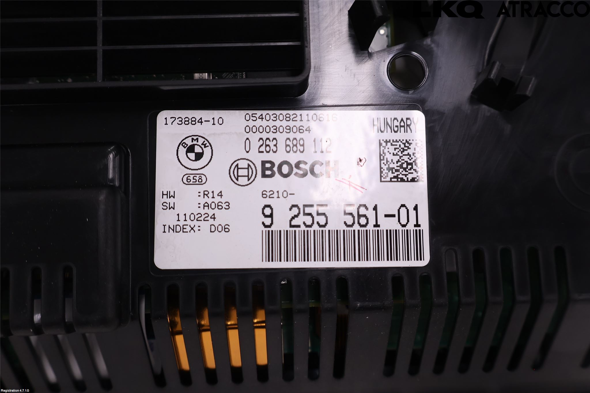 BMW 5 F10/F11/F18 09-17 Instr Kombinert